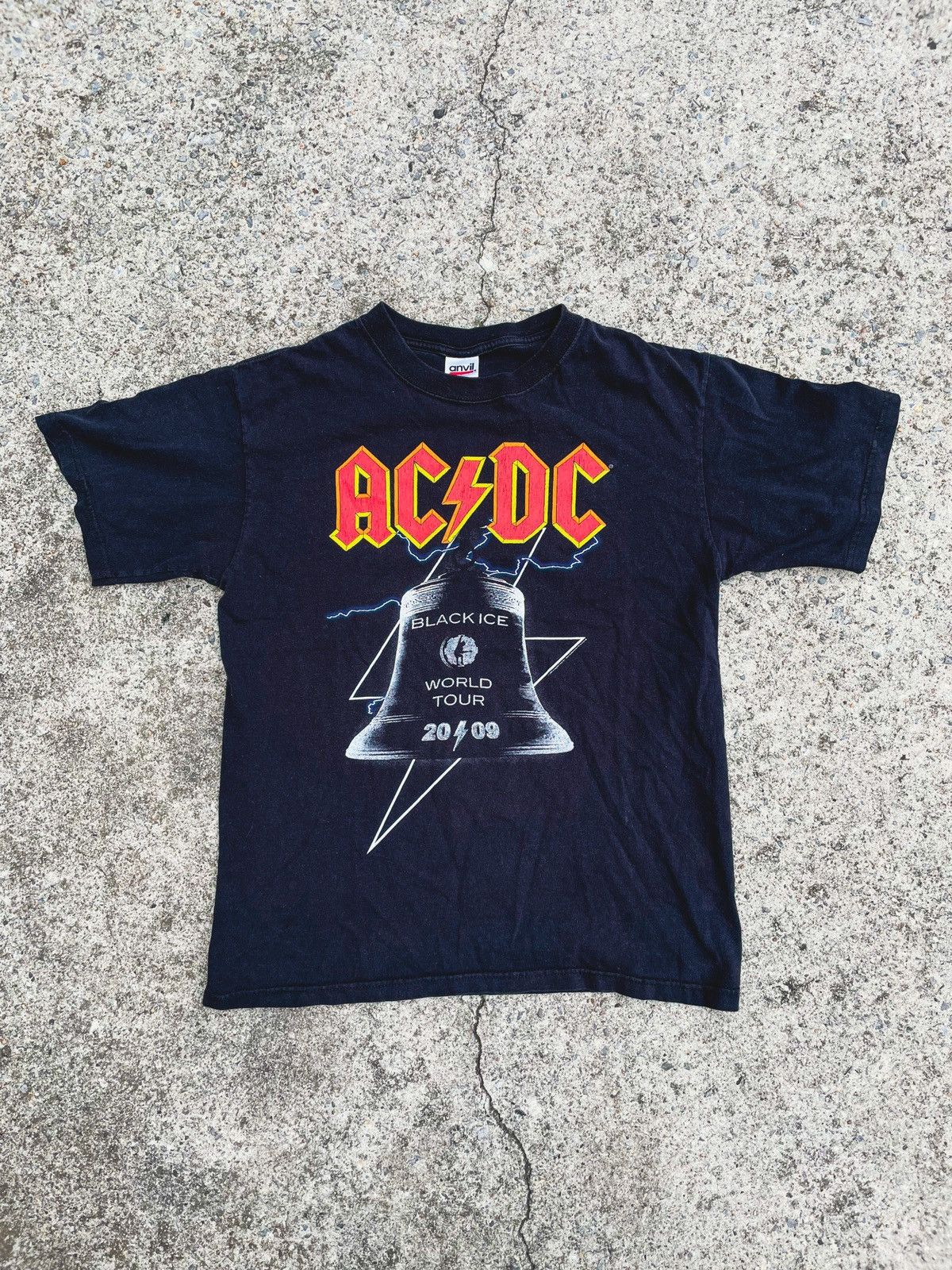 Vintage Vintage AC/DC 2009 Black Ice Tour Tee T Shirt | Grailed