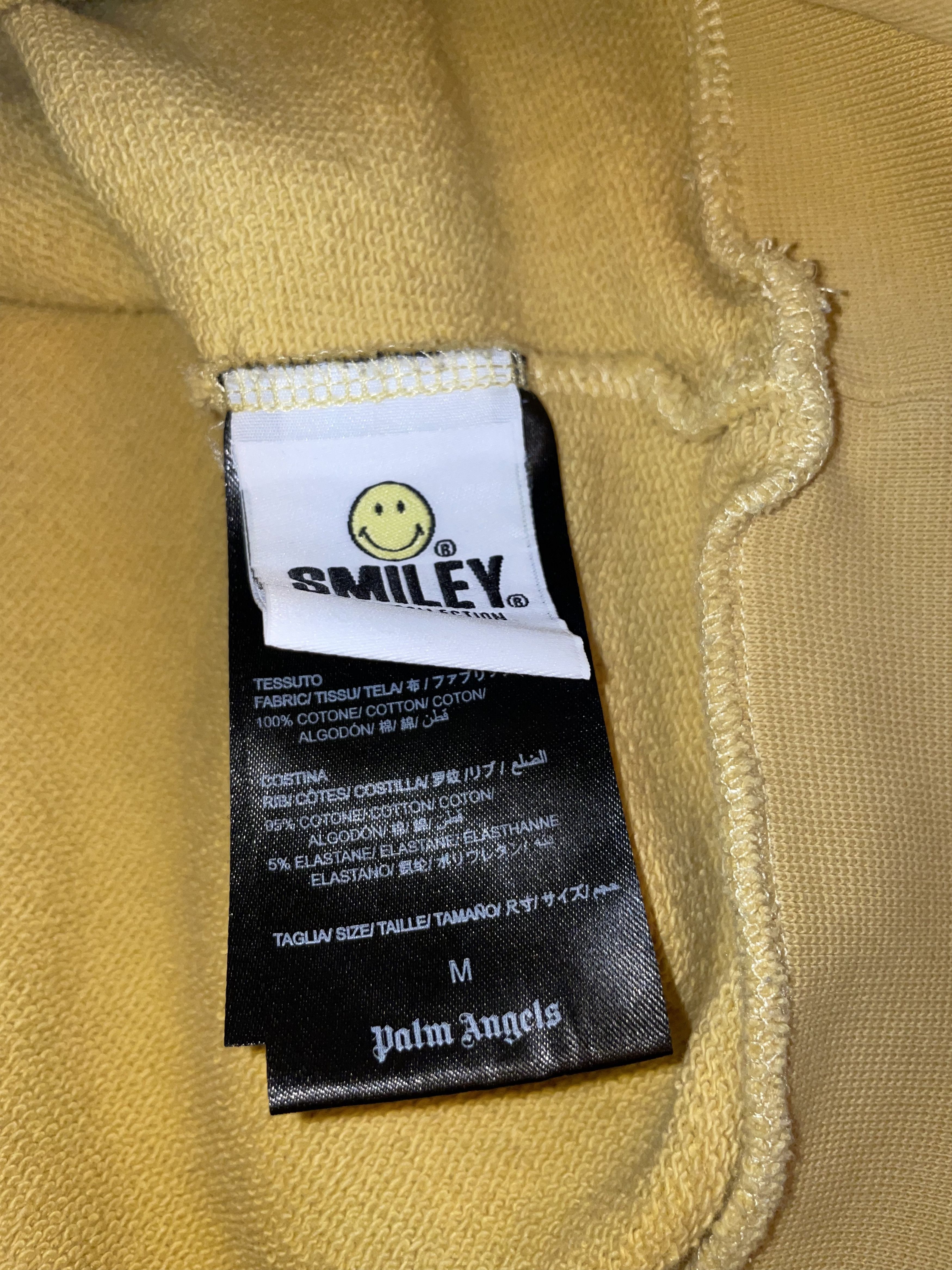 Palm Angels Palm Angels Smiley Hoodie Yellow Size US M / EU 48-50 / 2 - 4 Thumbnail