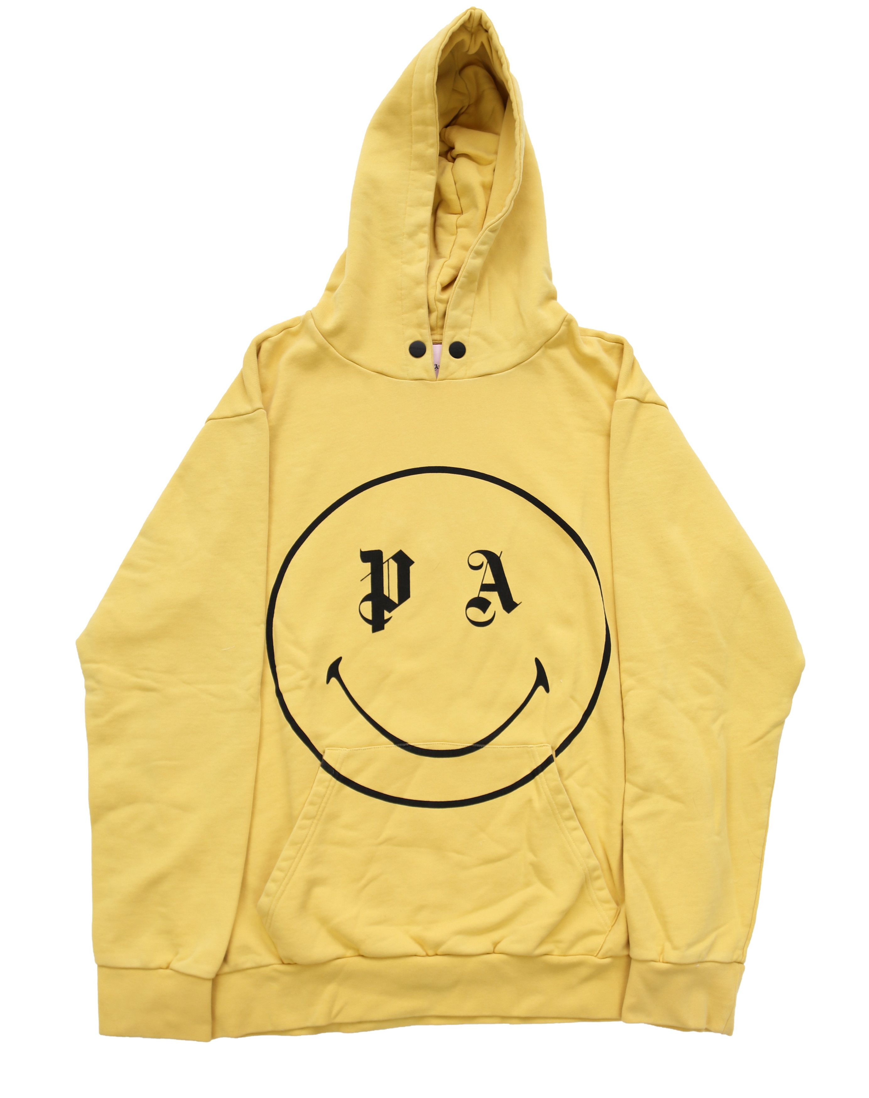 Palm Angels Palm Angels Smiley Hoodie Yellow Size US M / EU 48-50 / 2 - 1 Thumbnail