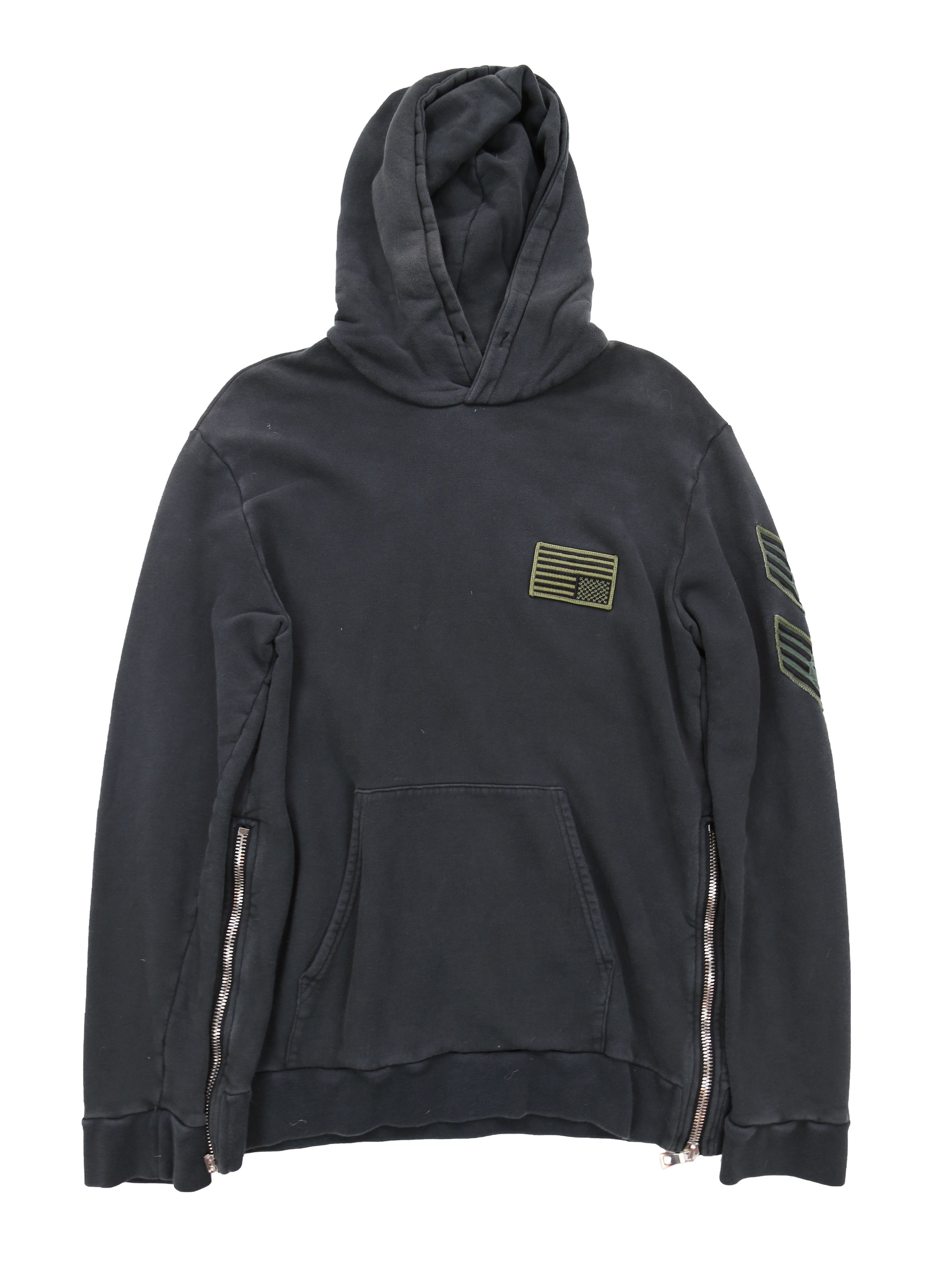 Balmain Balmain Side Zip Hoodie | Grailed