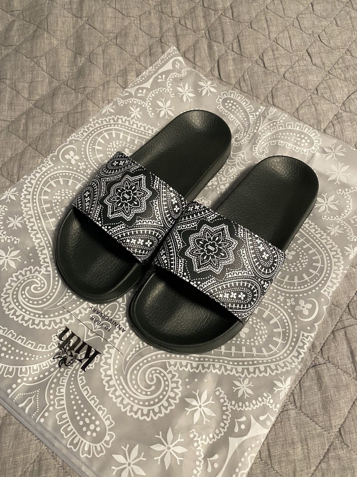 Kith Kith Paisley Slides 10th Anniversary | Grailed