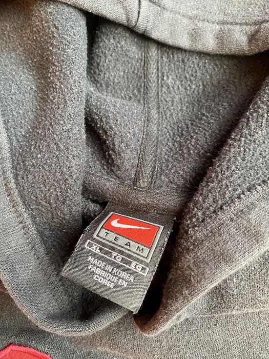 Nike Y2k Nike ‘cocks’ Center Swoosh Check Faded Black Hoodie Grailed