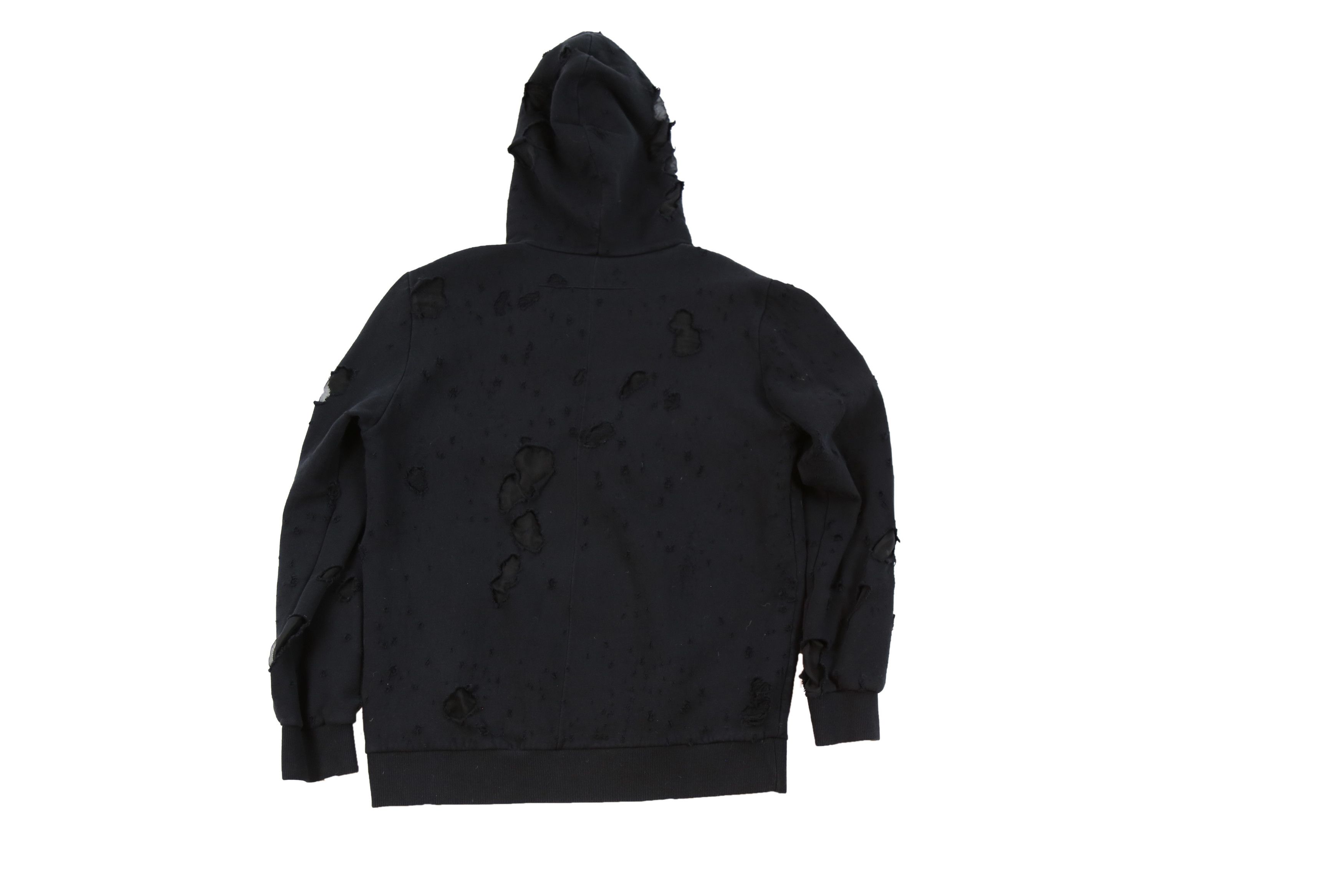 Givenchy Givenchy Distressed Logo Hoodie Size US L / EU 52-54 / 3 - 2 Thumbnail