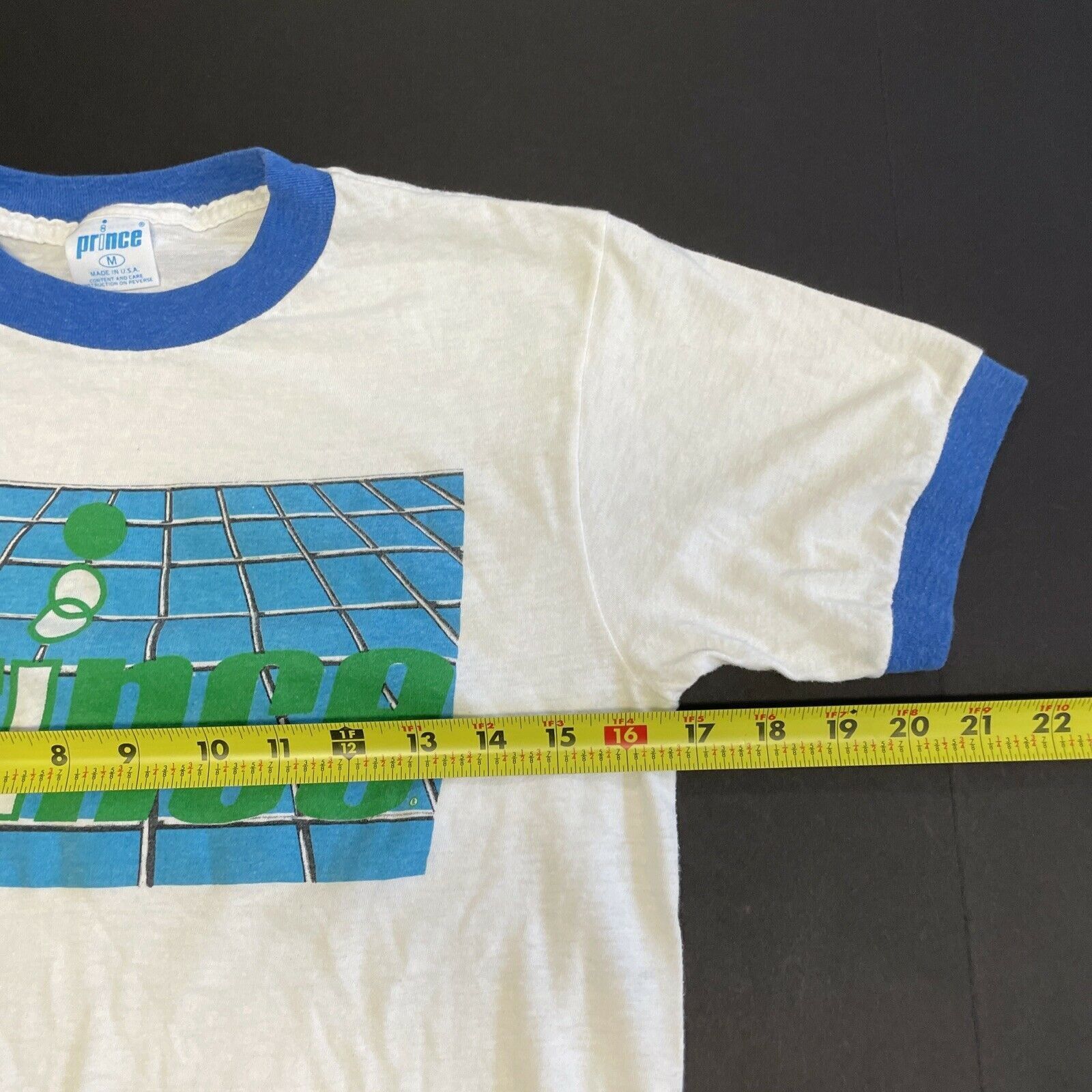 Prince × Vintage Vintage 80s Prince Spell Out Ringer Shirt M Size US S / EU 44-46 / 1 - 4 Thumbnail