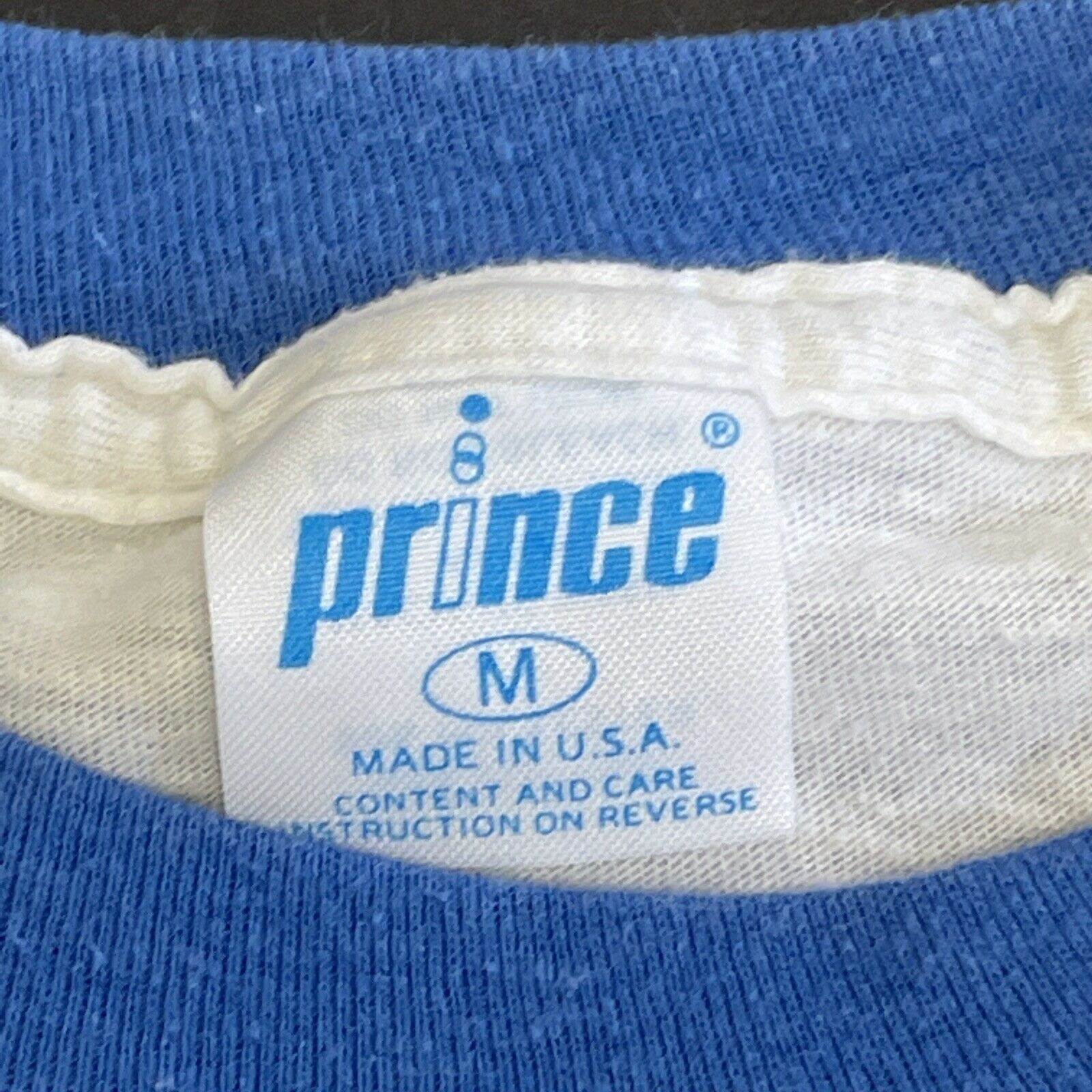 Prince × Vintage Vintage 80s Prince Spell Out Ringer Shirt M Size US S / EU 44-46 / 1 - 8 Thumbnail