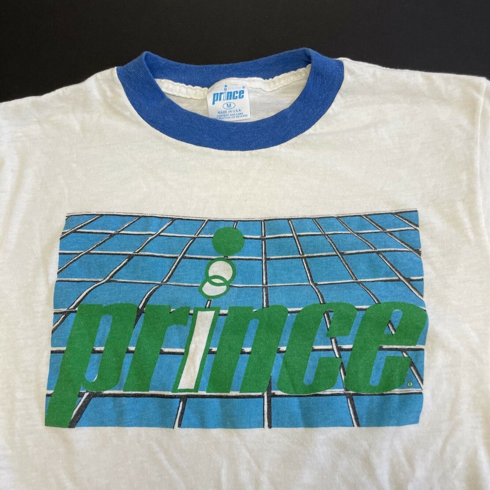 Prince × Vintage Vintage 80s Prince Spell Out Ringer Shirt M Size US S / EU 44-46 / 1 - 6 Thumbnail