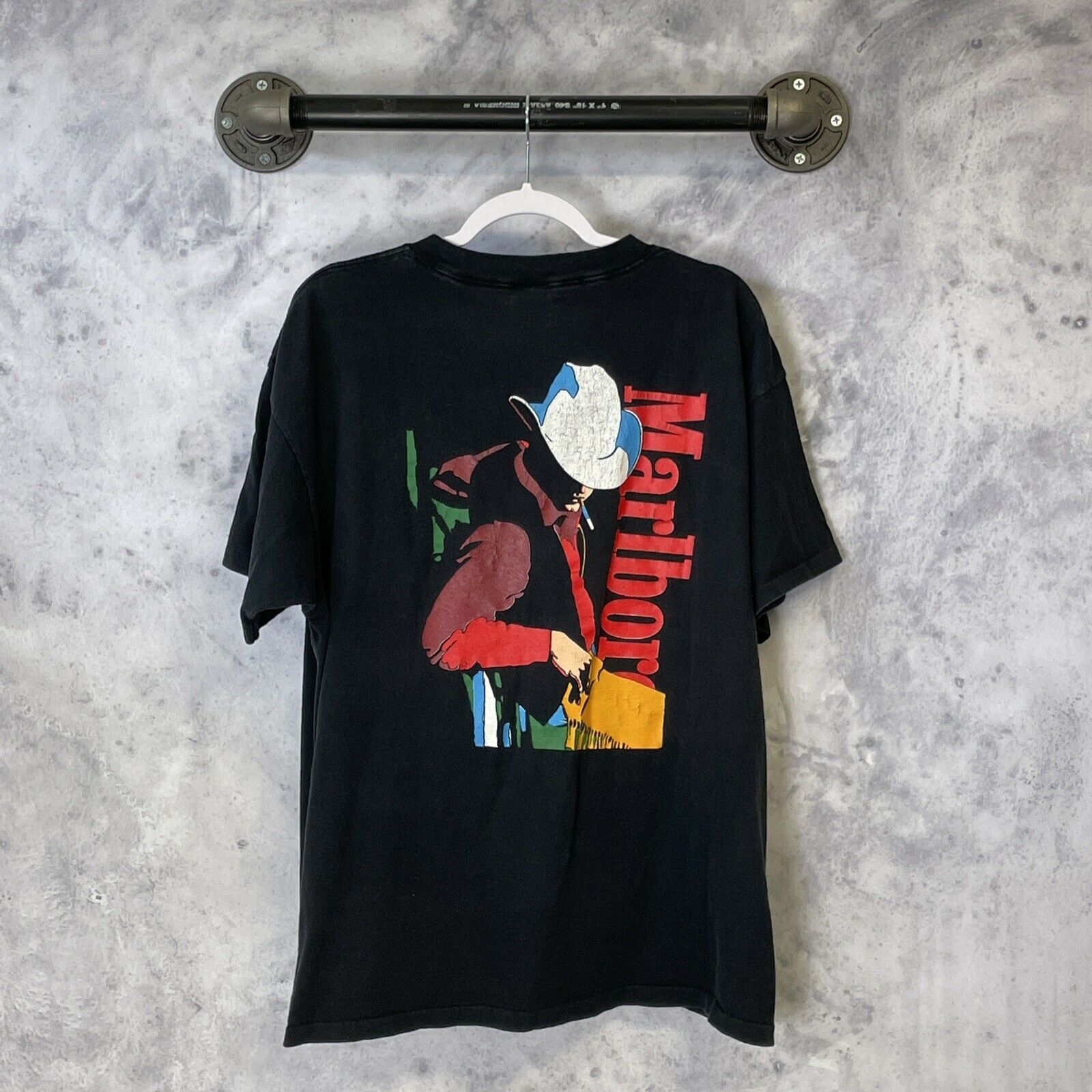 Marlboro × Vintage Vintage Marlboro Man Cowboy Pocket T