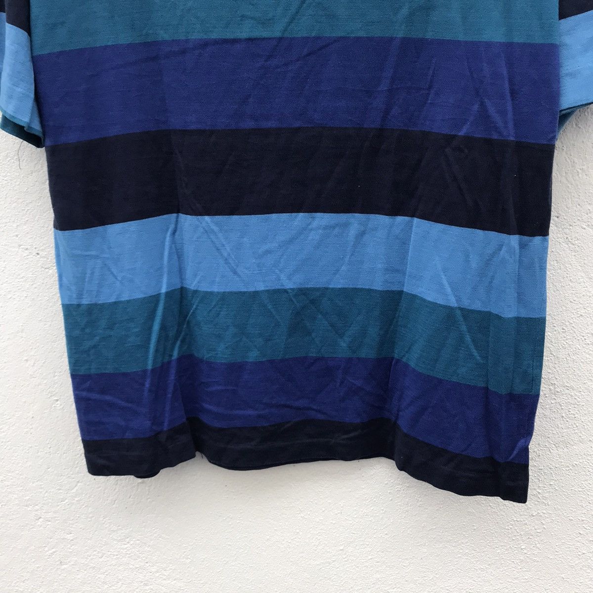 Designer × Vintage Vintage Foxel Milano Border Striped Polos Size US S / EU 44-46 / 1 - 7 Thumbnail