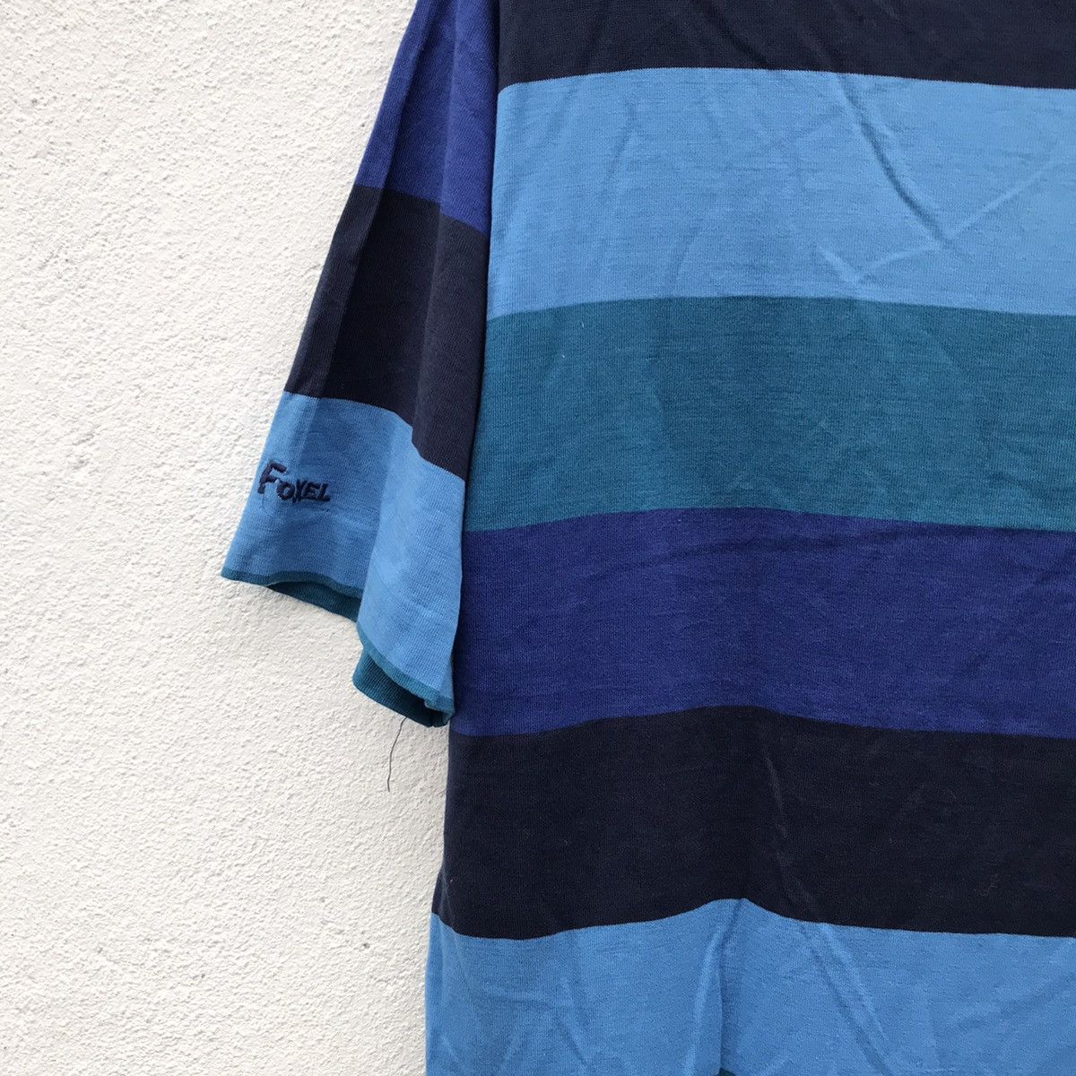 Designer × Vintage Vintage Foxel Milano Border Striped Polos Size US S / EU 44-46 / 1 - 8 Thumbnail