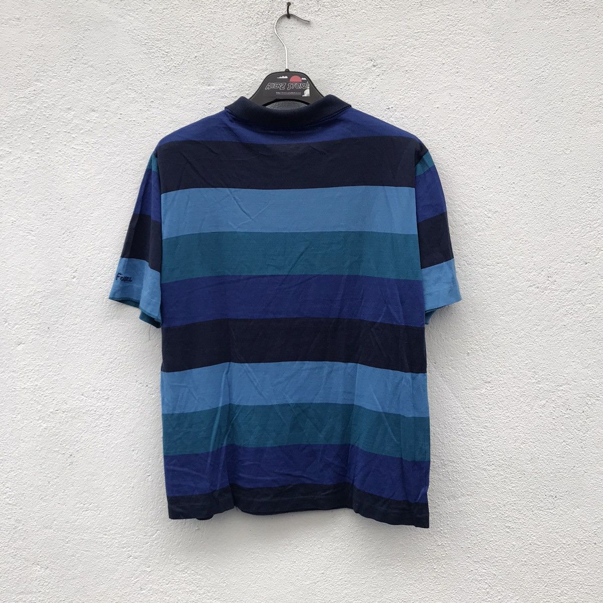 Designer × Vintage Vintage Foxel Milano Border Striped Polos Size US S / EU 44-46 / 1 - 5 Thumbnail