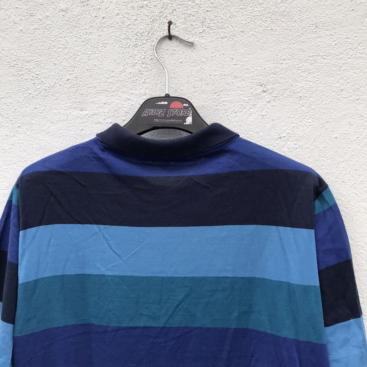 Designer × Vintage Vintage Foxel Milano Border Striped Polos Size US S / EU 44-46 / 1 - 6 Thumbnail
