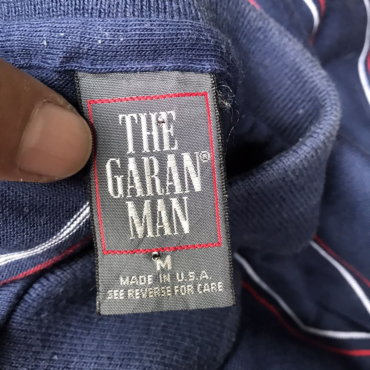Vintage Vintage The Garan Man Striped Polos Size US M / EU 48-50 / 2 - 11 Thumbnail