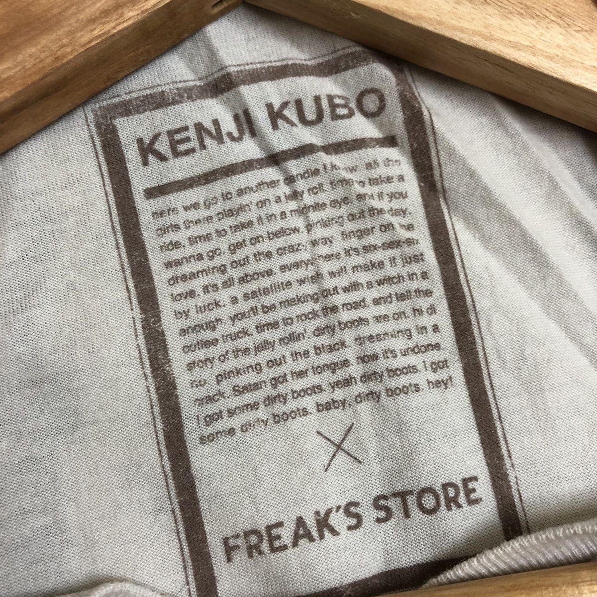 Band Tees × Designer × Japanese Brand Rare Kim Gordon Sonic Youth ( Kenji Kubo X Freak's Store) Size US L / EU 52-54 / 3 - 6 Thumbnail