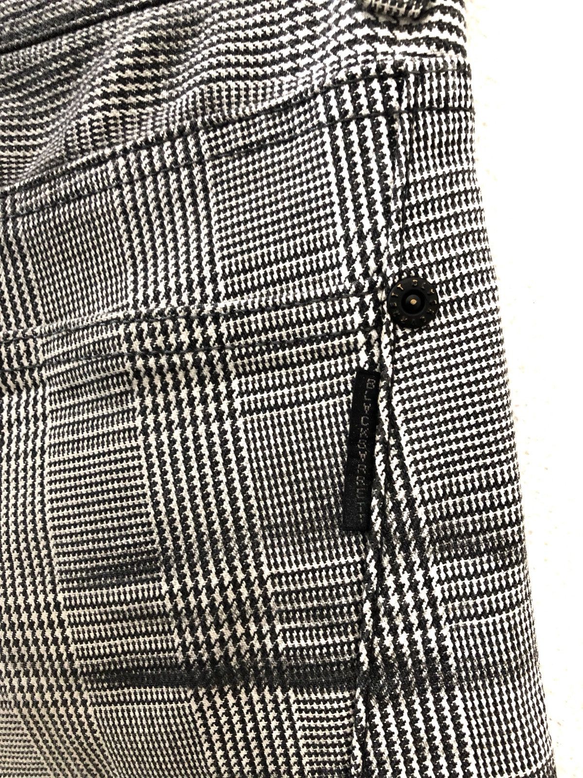 Black Barrett Neil Barrett Black Barret Japan Made Stretch Checks Skinny Size US 29 - 14 Thumbnail