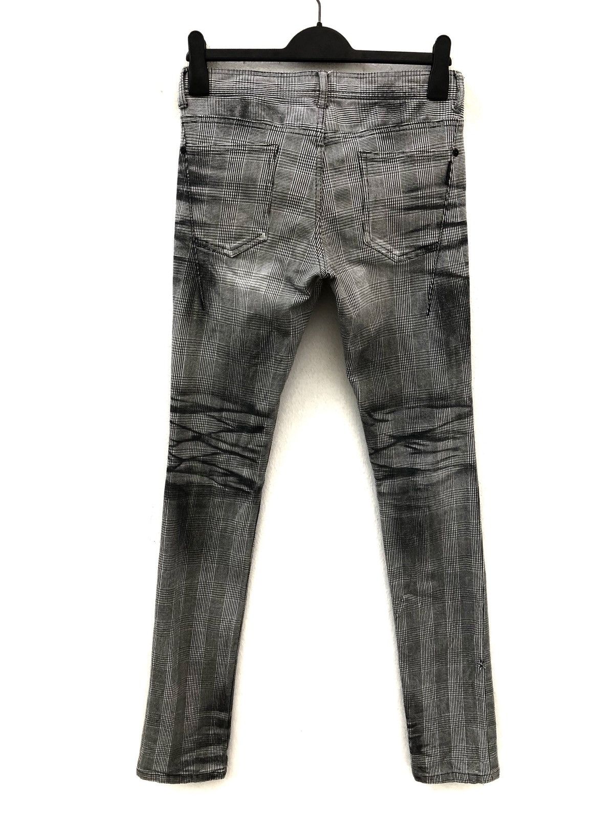 Black Barrett Neil Barrett Black Barret Japan Made Stretch Checks Skinny Size US 29 - 11 Thumbnail
