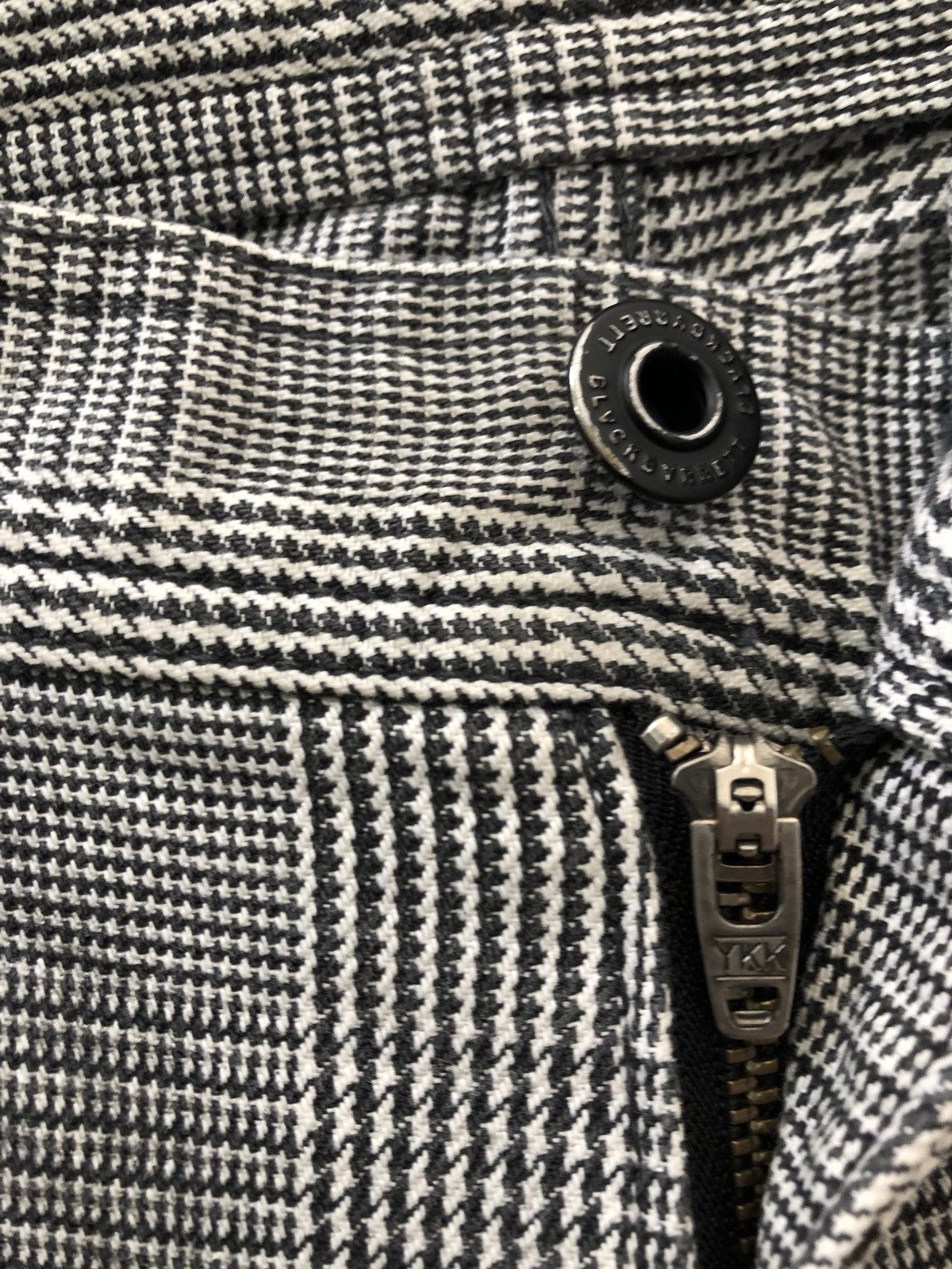 Black Barrett Neil Barrett Black Barret Japan Made Stretch Checks Skinny Size US 29 - 9 Thumbnail