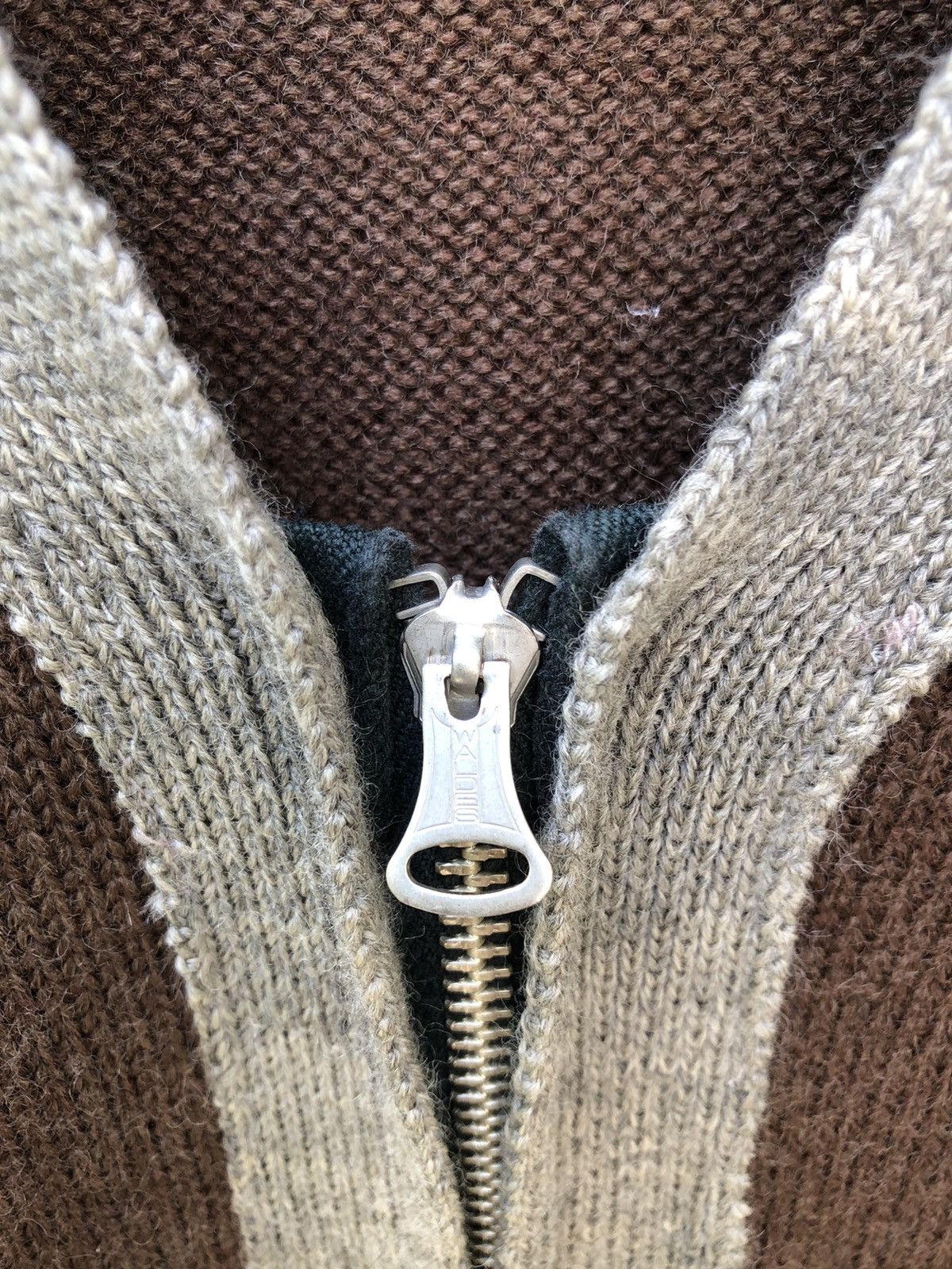 Vintage Black Rebel Japan Rebels With A Cause Two Tone Wool Cardigan Size US L / EU 52-54 / 3 - 3 Thumbnail
