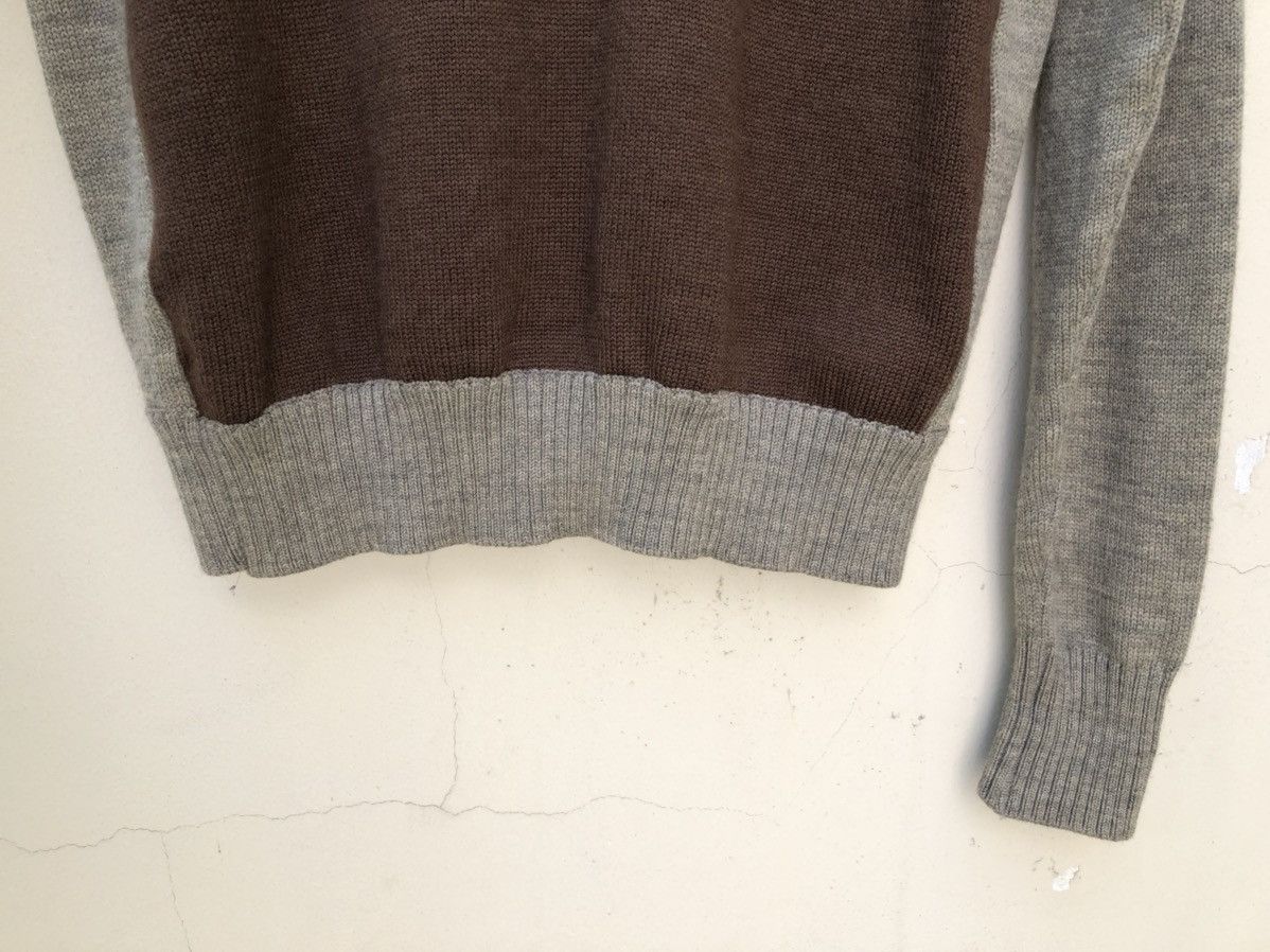 Vintage Black Rebel Japan Rebels With A Cause Two Tone Wool Cardigan Size US L / EU 52-54 / 3 - 15 Thumbnail