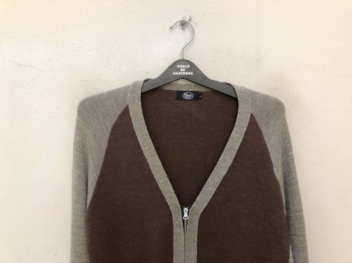 Vintage Black Rebel Japan Rebels With A Cause Two Tone Wool Cardigan Size US L / EU 52-54 / 3 - 2 Thumbnail
