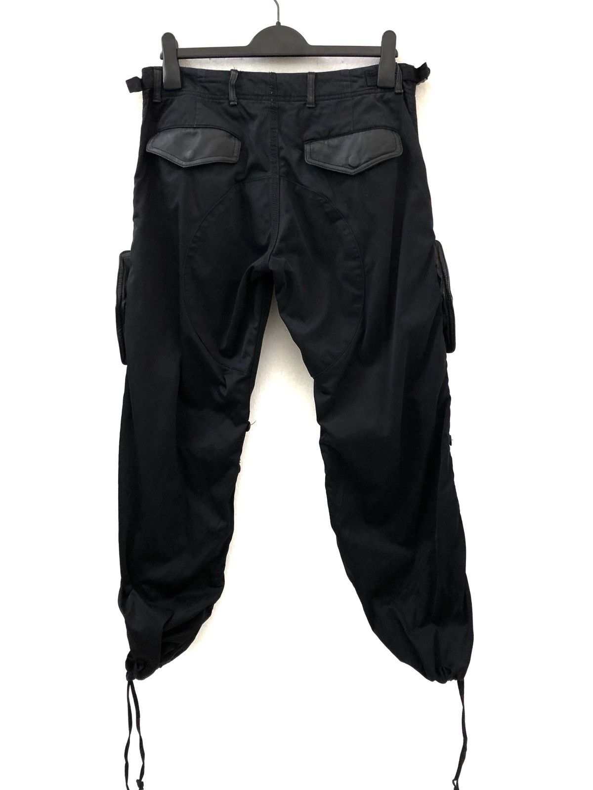 Vintage LIDAH Japan Drawstring Black Parachute Trouser Pant Size US 31 - 9 Thumbnail