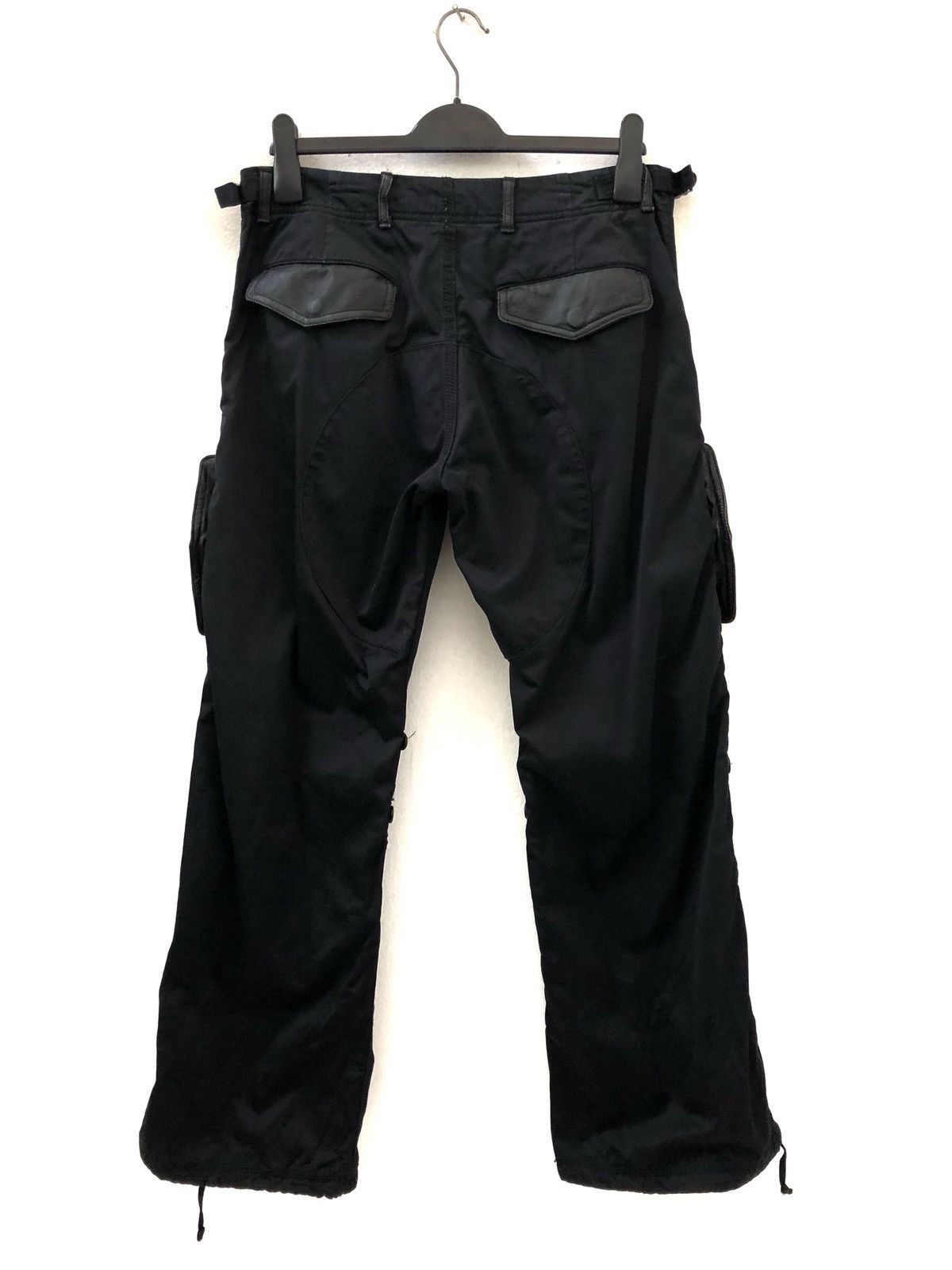 Vintage LIDAH Japan Drawstring Black Parachute Trouser Pant Size US 31 - 11 Thumbnail