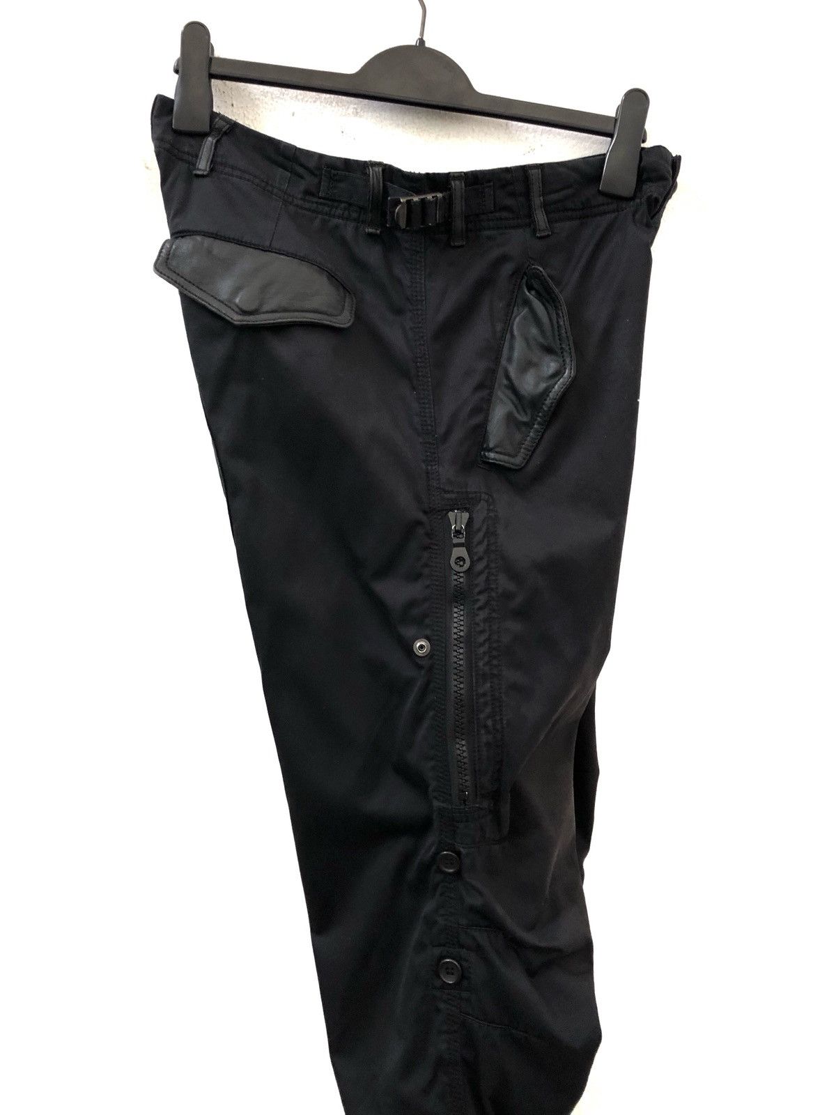 Vintage LIDAH Japan Drawstring Black Parachute Trouser Pant Size US 31 - 13 Thumbnail
