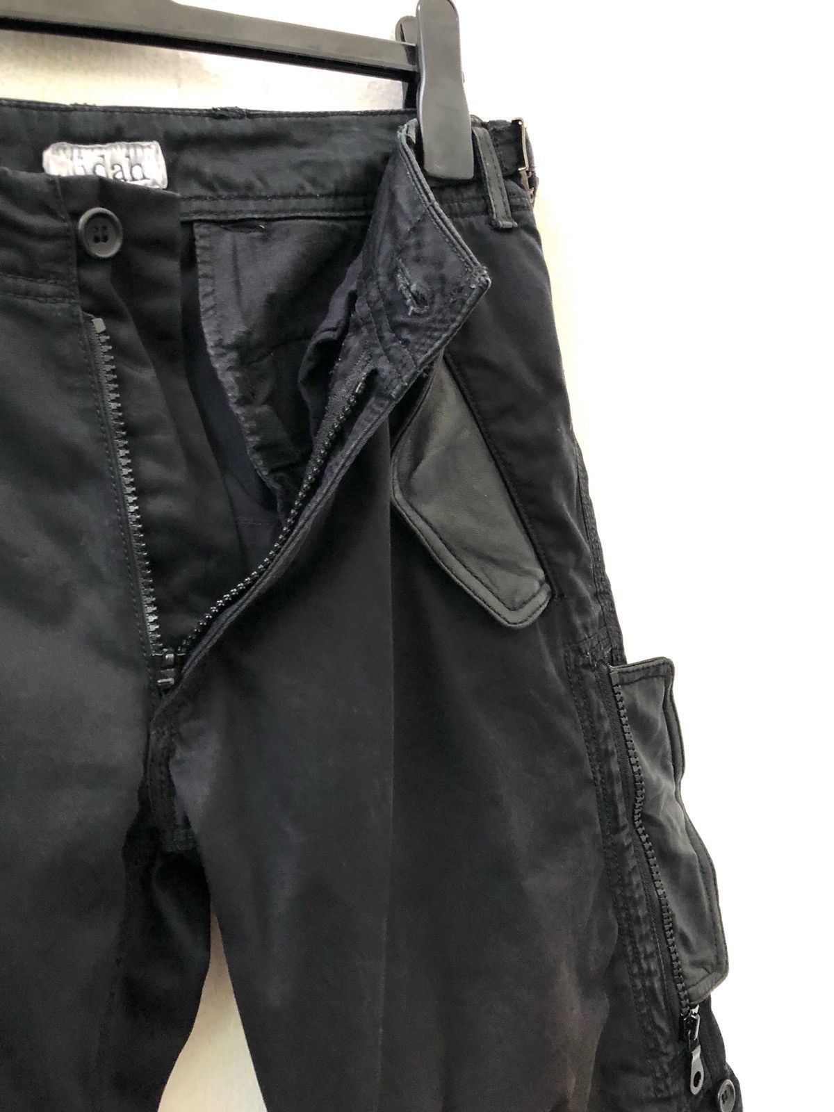 Vintage LIDAH Japan Drawstring Black Parachute Trouser Pant Size US 31 - 7 Thumbnail