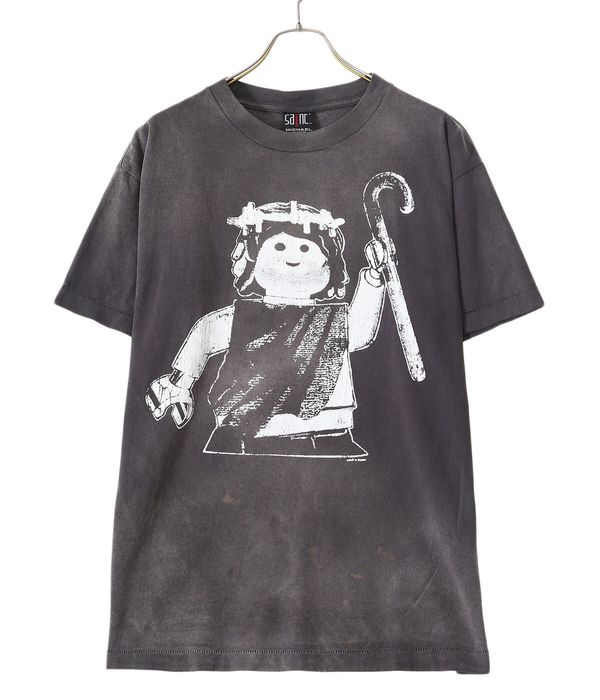 Japanese Brand Saint Michael LEGO CHRIST BROCK T-SHIRT | Grailed