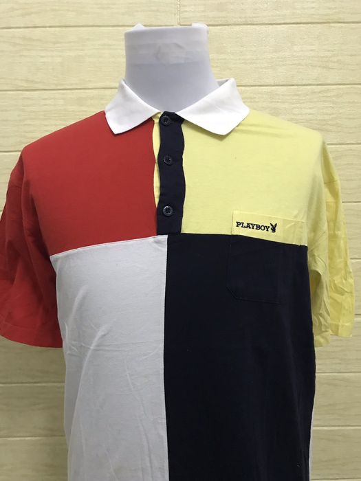 Vintage Vintage Playboy Multicoloured Polo Tshirt | Grailed