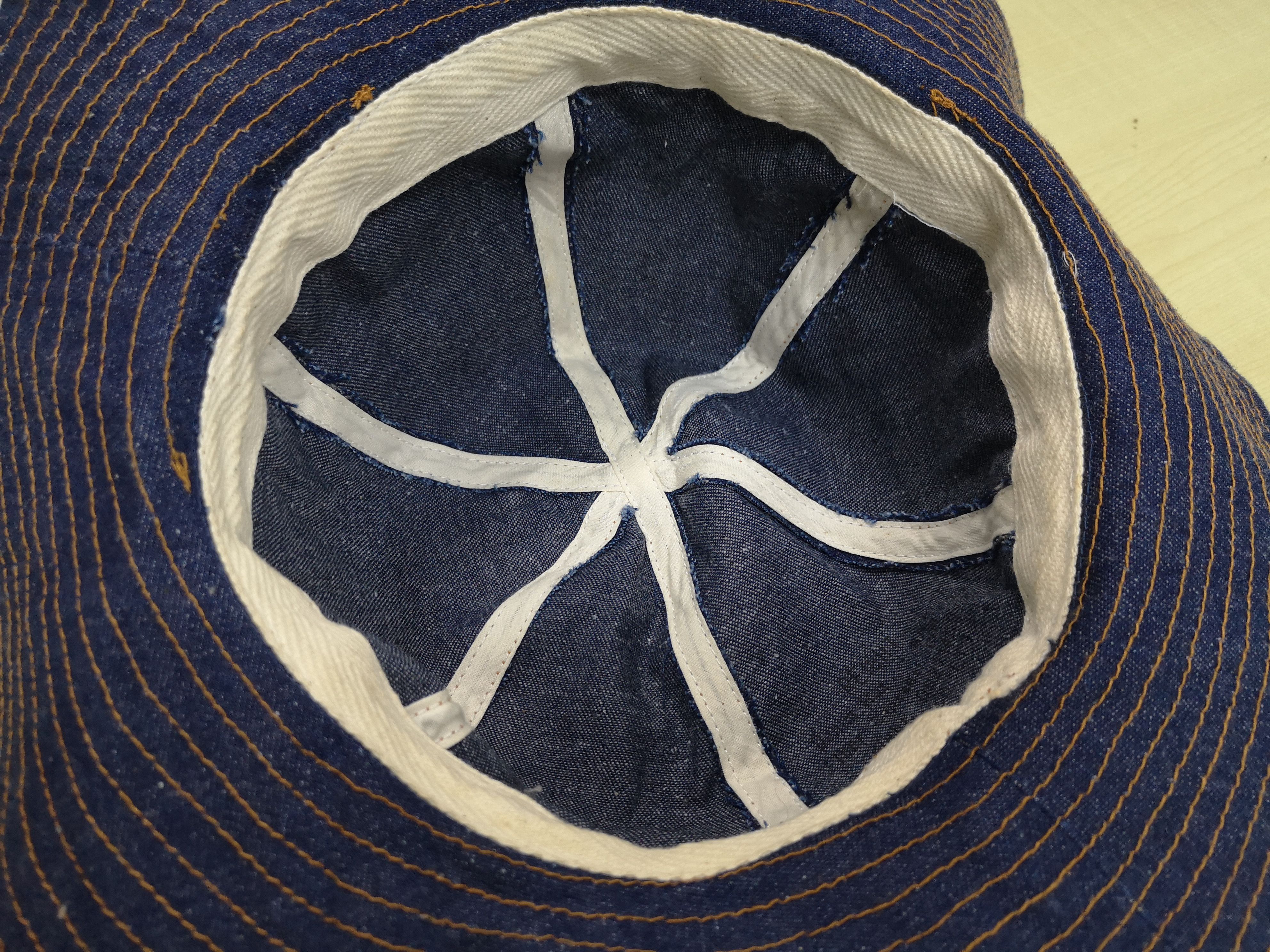 Antik Denim CUSTOM 6 PANELS RAW DENIM HAT Size ONE SIZE - 14 Thumbnail