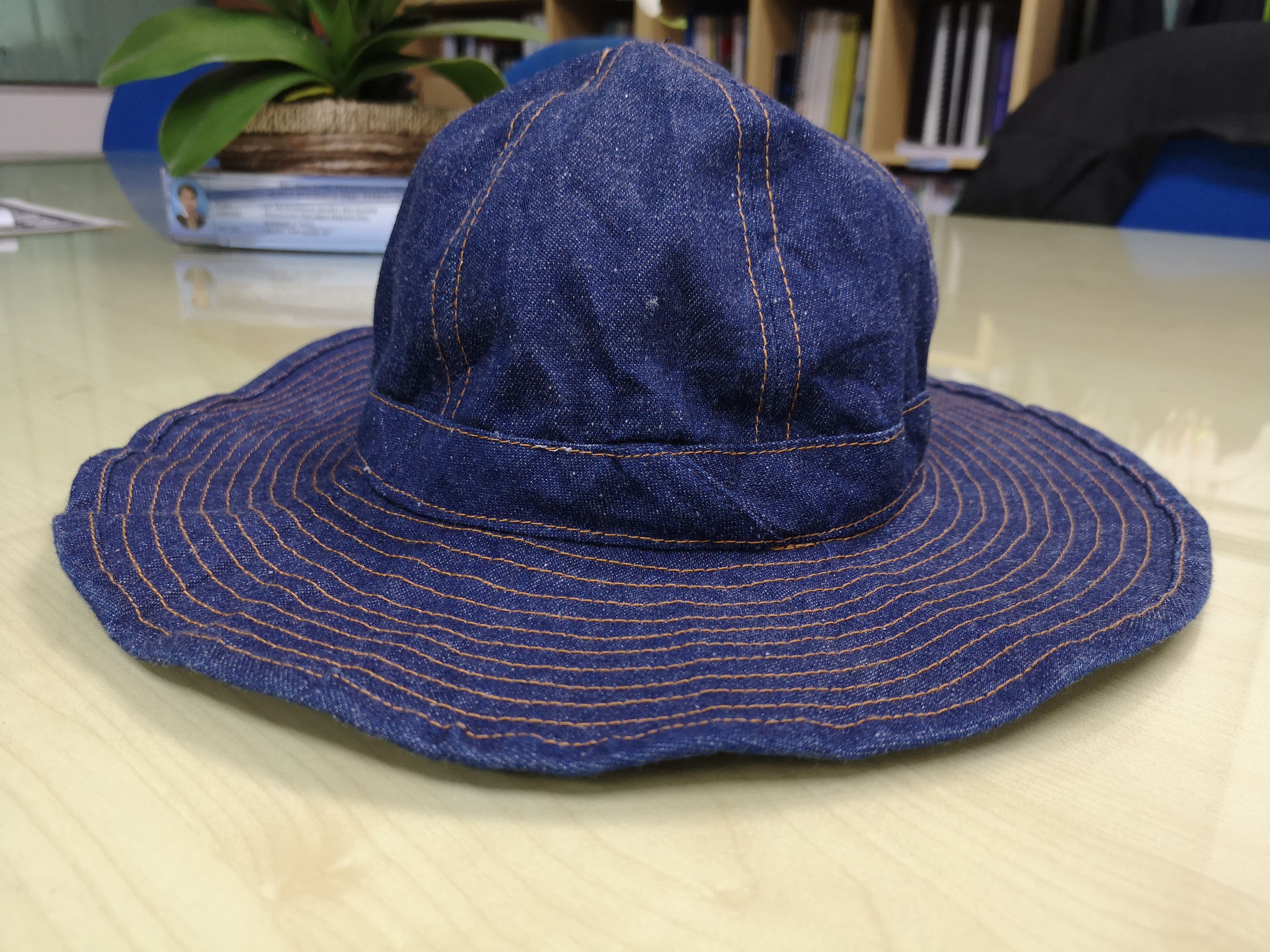Antik Denim CUSTOM 6 PANELS RAW DENIM HAT Size ONE SIZE - 12 Thumbnail