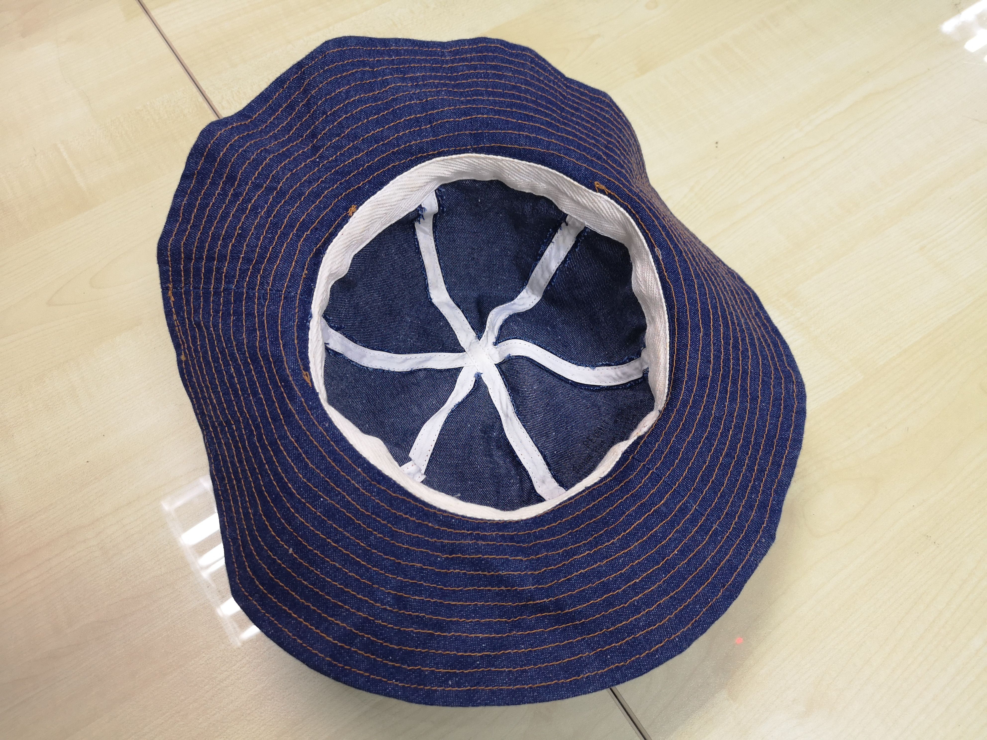Antik Denim CUSTOM 6 PANELS RAW DENIM HAT Size ONE SIZE - 15 Thumbnail