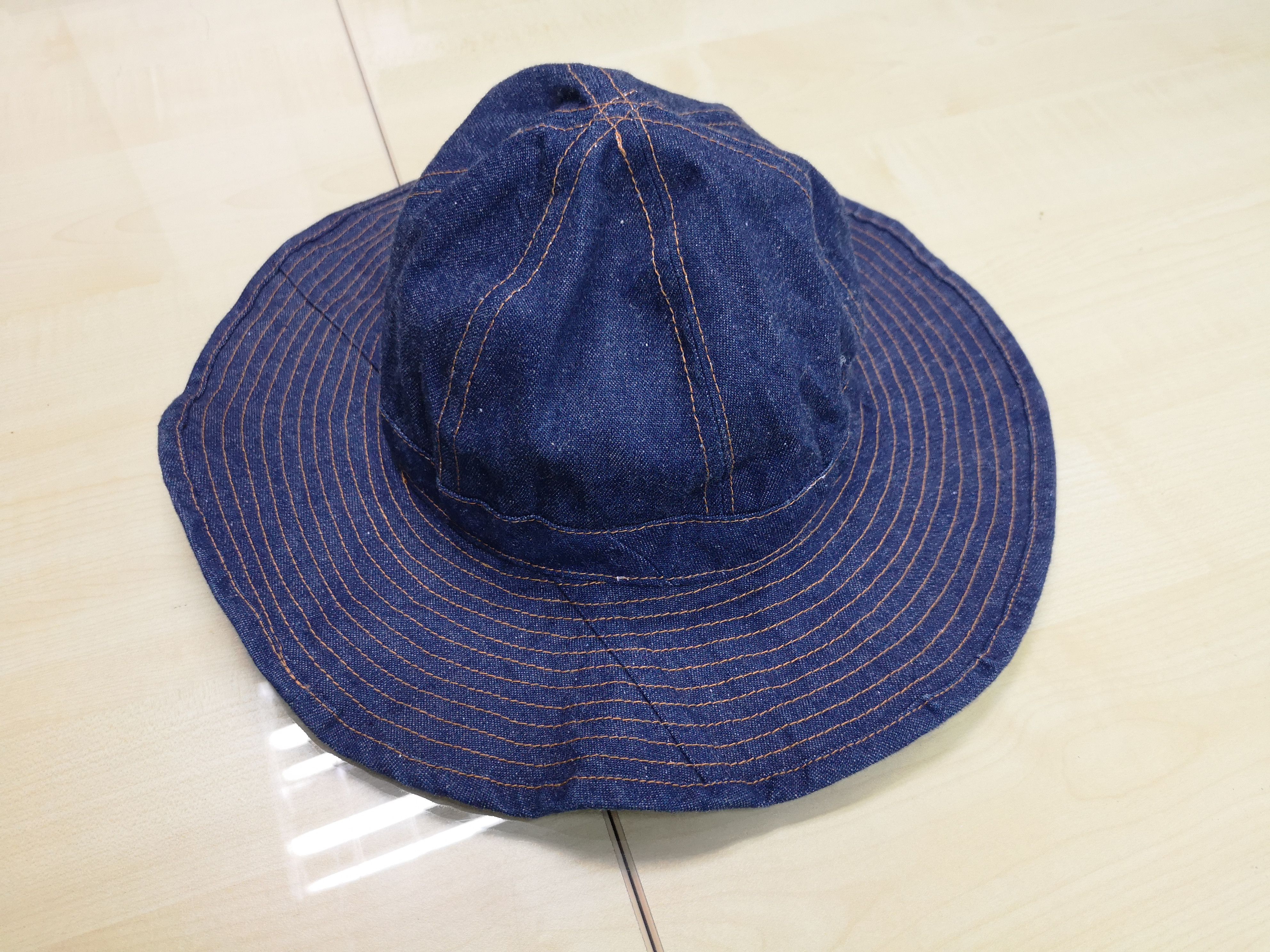 Antik Denim CUSTOM 6 PANELS RAW DENIM HAT Size ONE SIZE - 6 Thumbnail