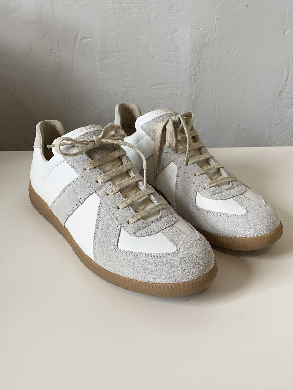 Maison Margiela GAT ‘Replica’ Low Top Sneakers White / Grey
