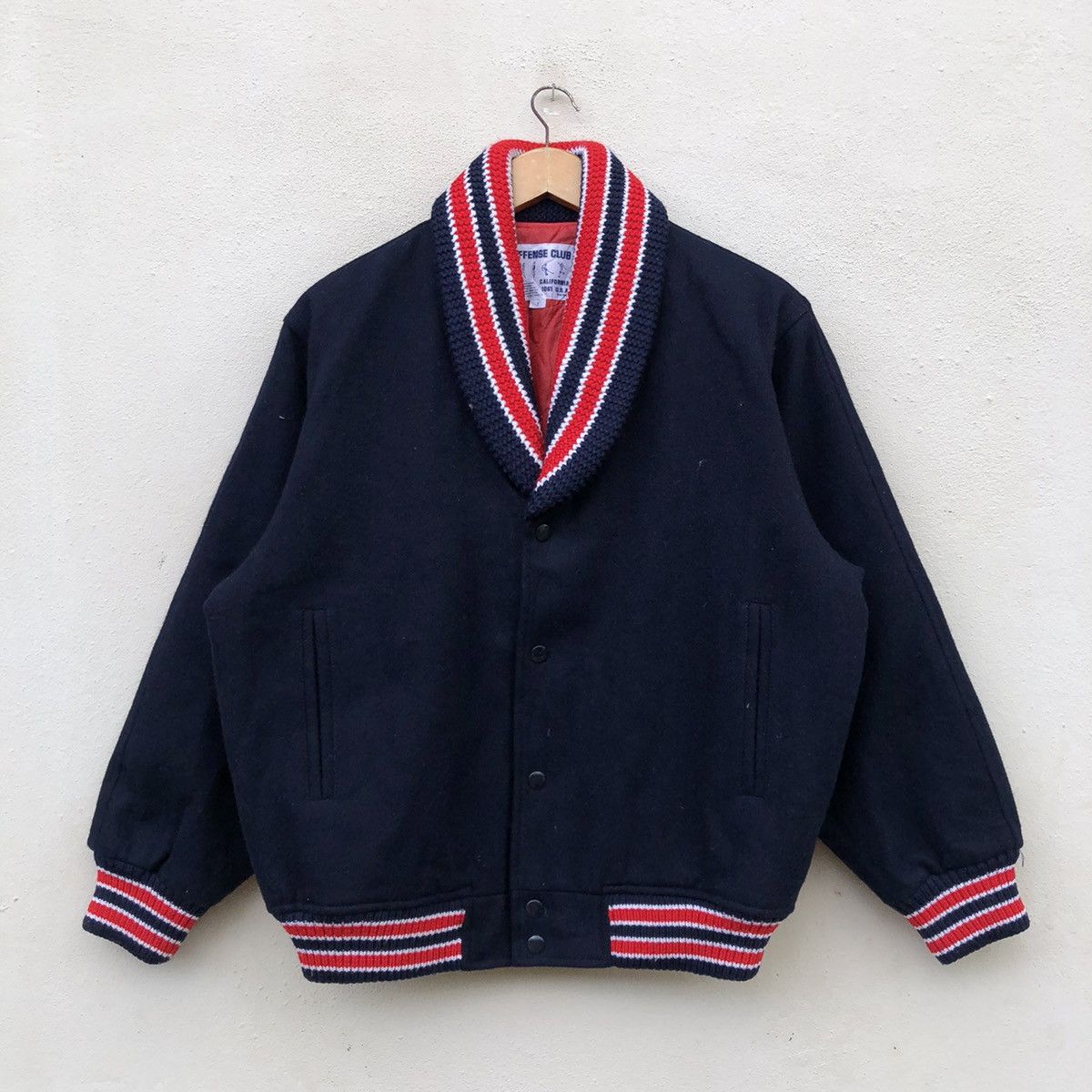 Vintage TROY BROS RARE DESIGN Varsity Jacket