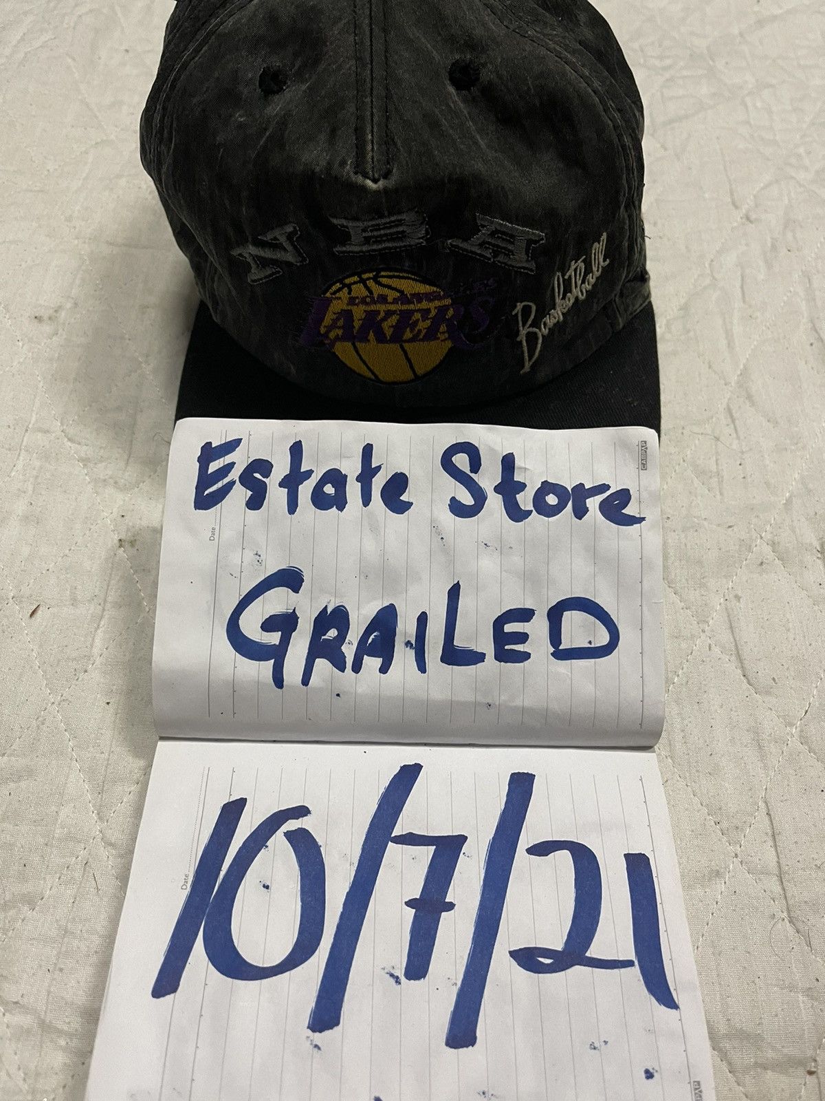 NBA Vintage NBA Los Angeles Lakers Basketball Cap Hat Size ONE SIZE - 11 Thumbnail