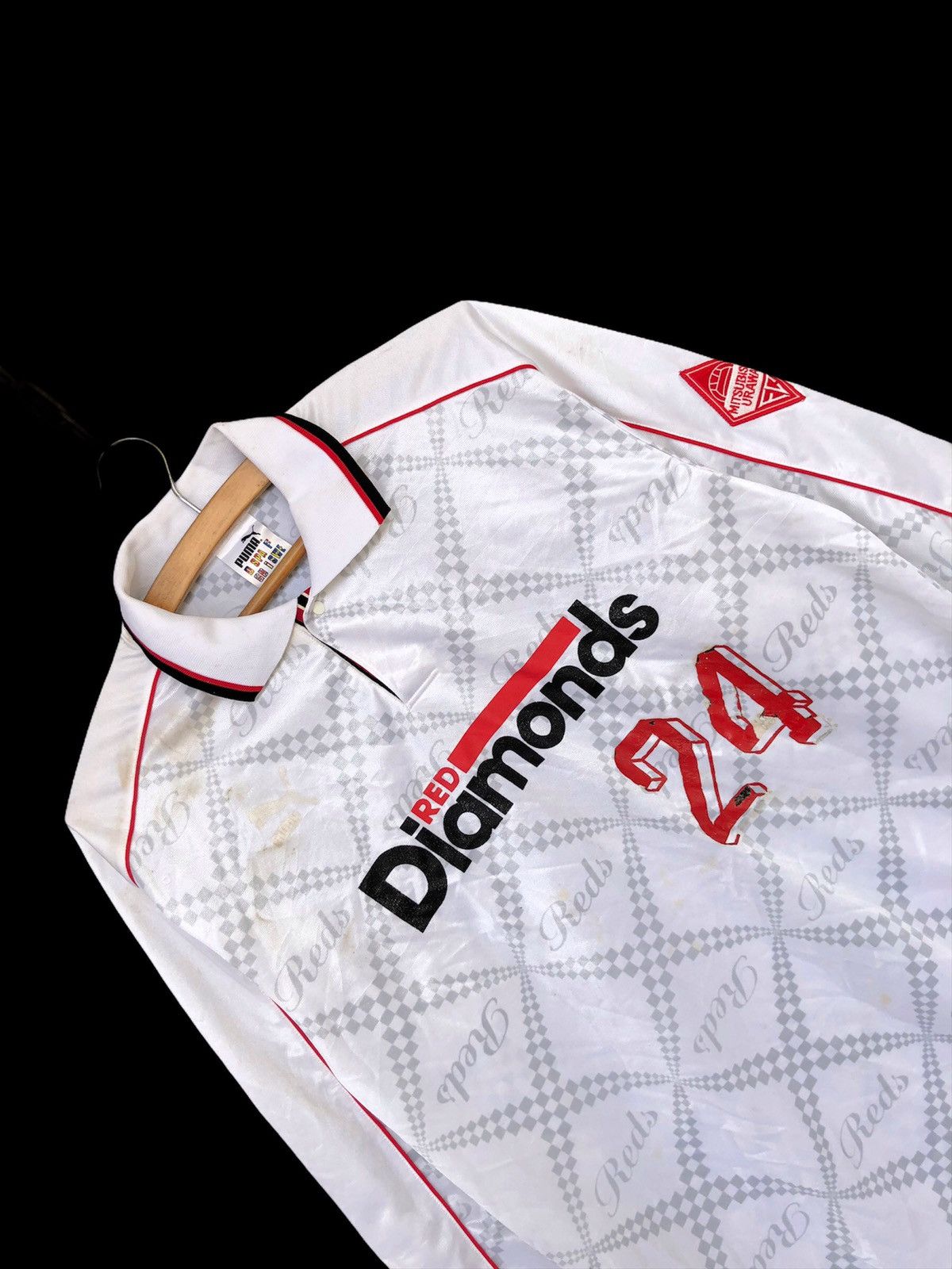 Puma × Vintage Vintage 1994 Urawa Red Diamonds J-League Away LS Jersey Size US M / EU 48-50 / 2 - 4 Thumbnail