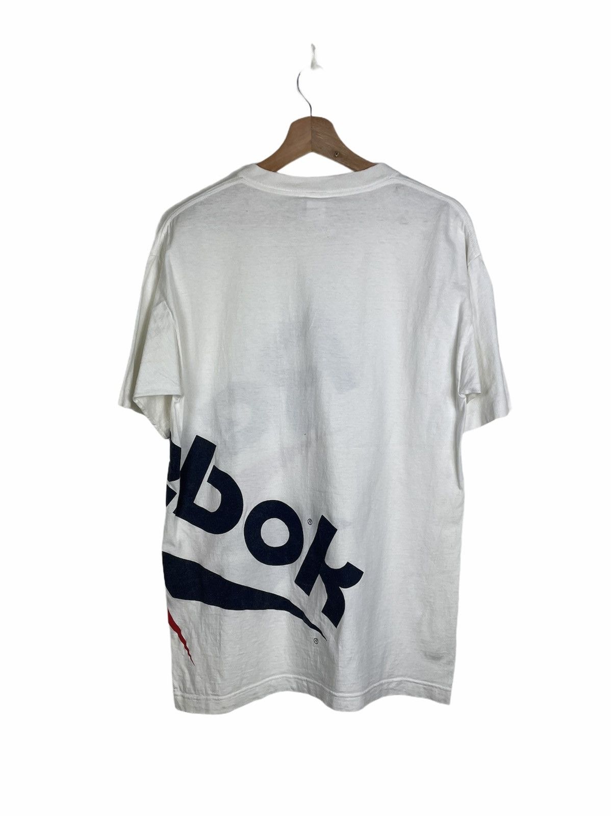 Reebok × Vintage 90s Reebok USA Tee Wraparound Logo | Single Stitch OG Size US M / EU 48-50 / 2 - 2 Thumbnail