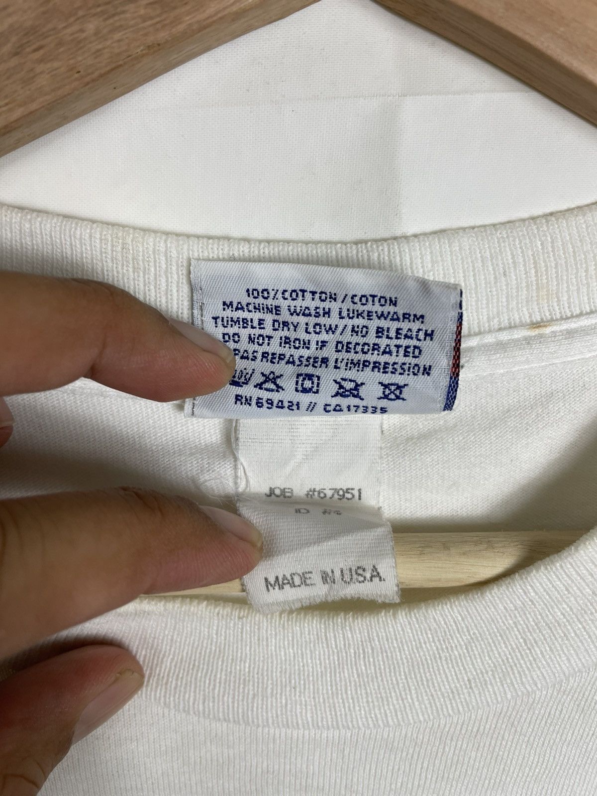 Reebok × Vintage 90s Reebok USA Tee Wraparound Logo | Single Stitch OG Size US M / EU 48-50 / 2 - 4 Thumbnail
