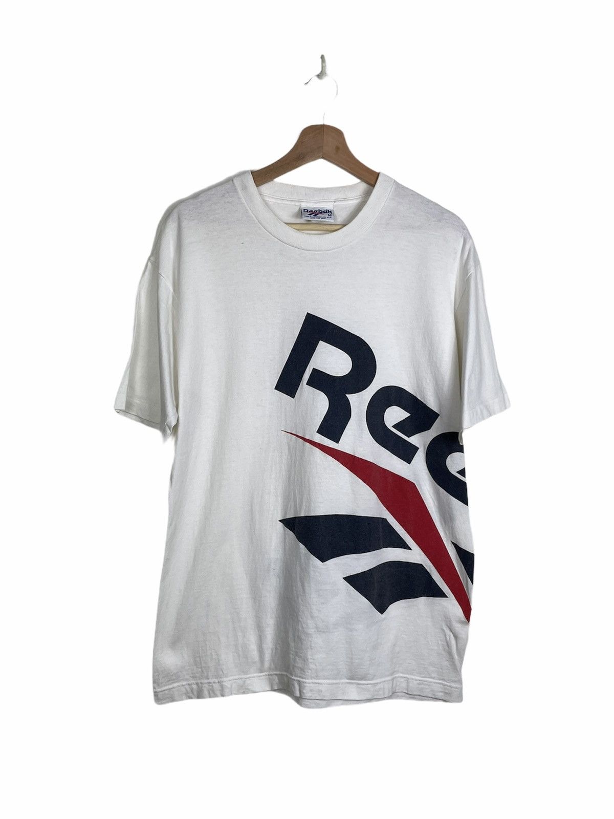 Reebok × Vintage 90s Reebok USA Tee Wraparound Logo | Single Stitch OG Size US M / EU 48-50 / 2 - 1 Thumbnail