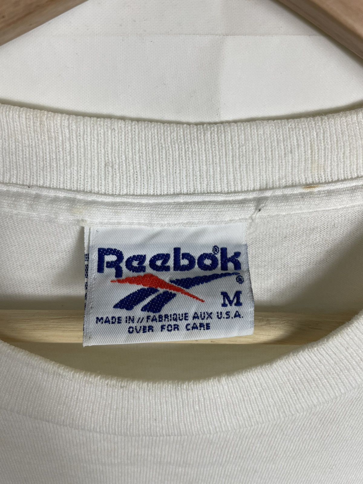 Reebok × Vintage 90s Reebok USA Tee Wraparound Logo | Single Stitch OG Size US M / EU 48-50 / 2 - 3 Thumbnail