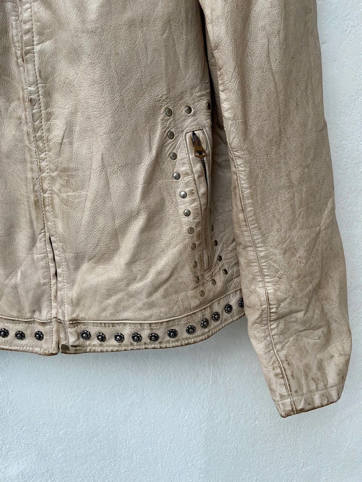 Genuine Leather Vintage Brogden Snake studded leather jacket Size US M / EU 48-50 / 2 - 6 Thumbnail