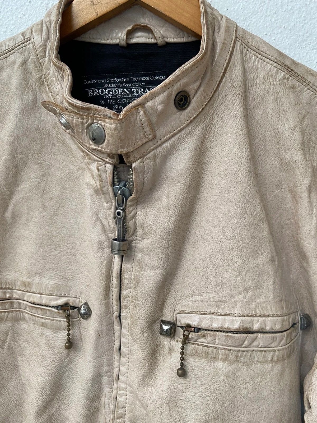 Genuine Leather Vintage Brogden Snake studded leather jacket Size US M / EU 48-50 / 2 - 8 Thumbnail