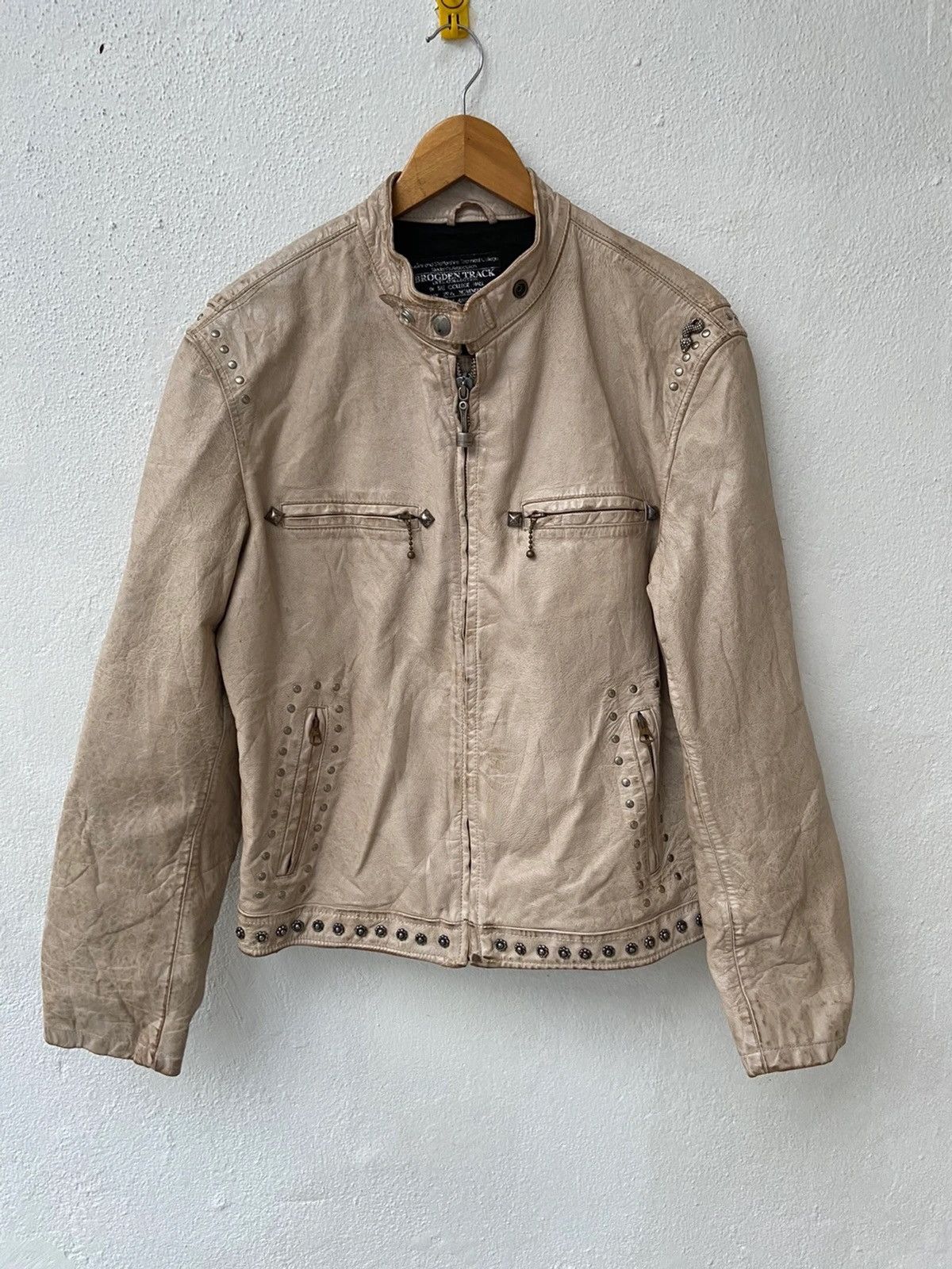 Genuine Leather Vintage Brogden Snake studded leather jacket Size US M / EU 48-50 / 2 - 2 Thumbnail