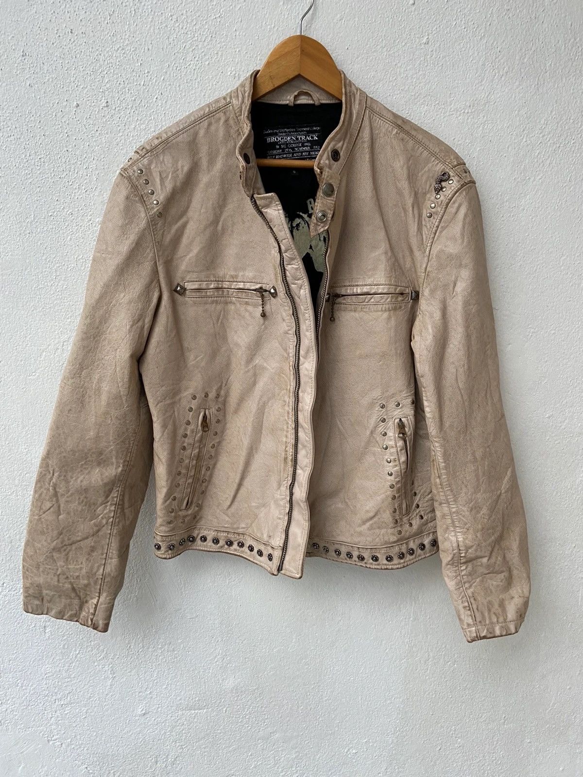 Genuine Leather Vintage Brogden Snake studded leather jacket Size US M / EU 48-50 / 2 - 3 Thumbnail