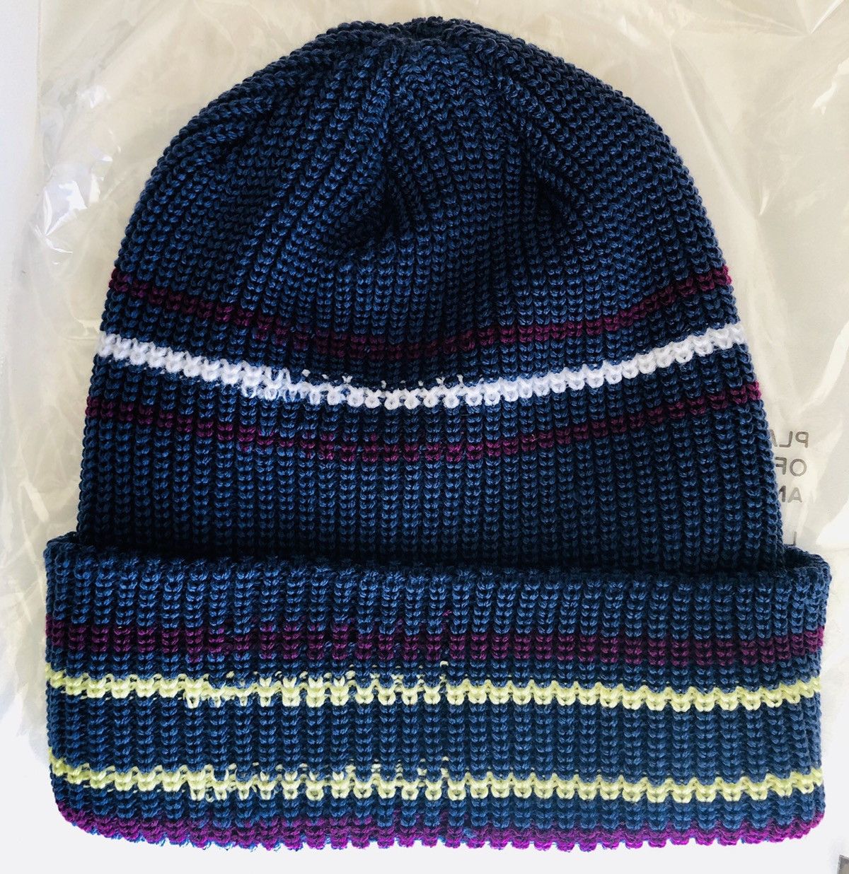 Dime Dime Stripe Beanie NAVY Size ONE SIZE - 2 Thumbnail