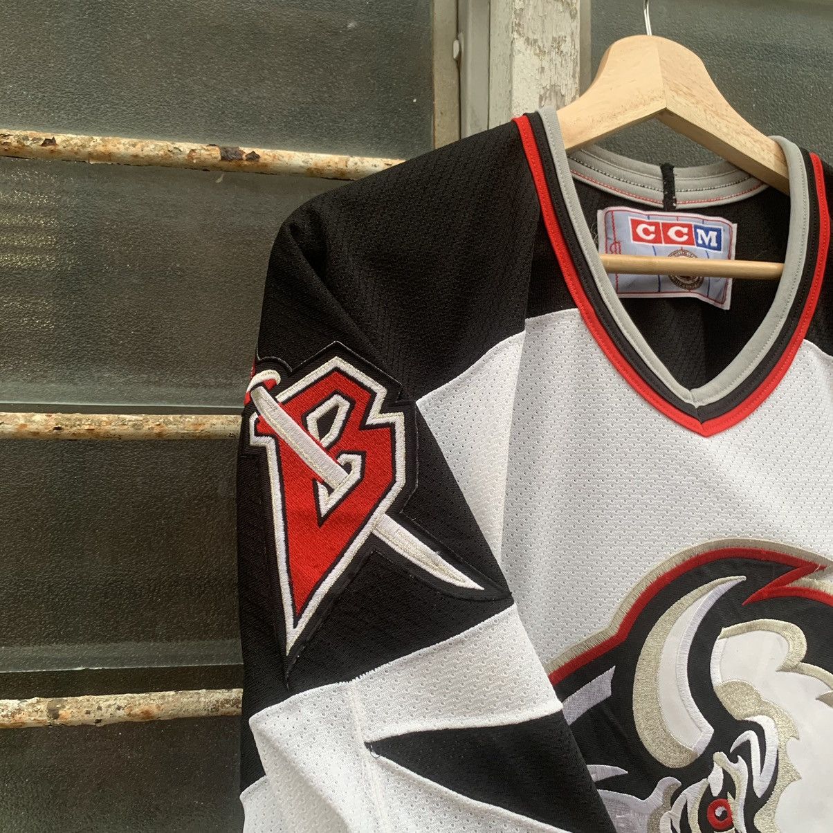 Ccm × NHL × Vintage 💥 CYBER WEEK 💥 Vintage CCM Air Knit Jersey NHL Hockey Size US XXL / EU 58 / 5 - 4 Thumbnail