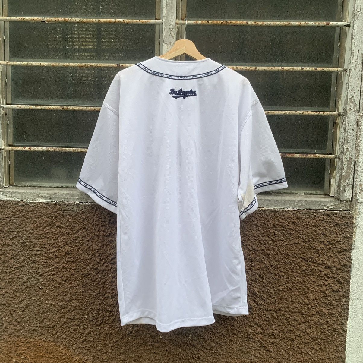 MLB × Vintage Vintage Los Angeles Spell Out MLB Button Ups Jersey Size US L / EU 52-54 / 3 - 10 Thumbnail