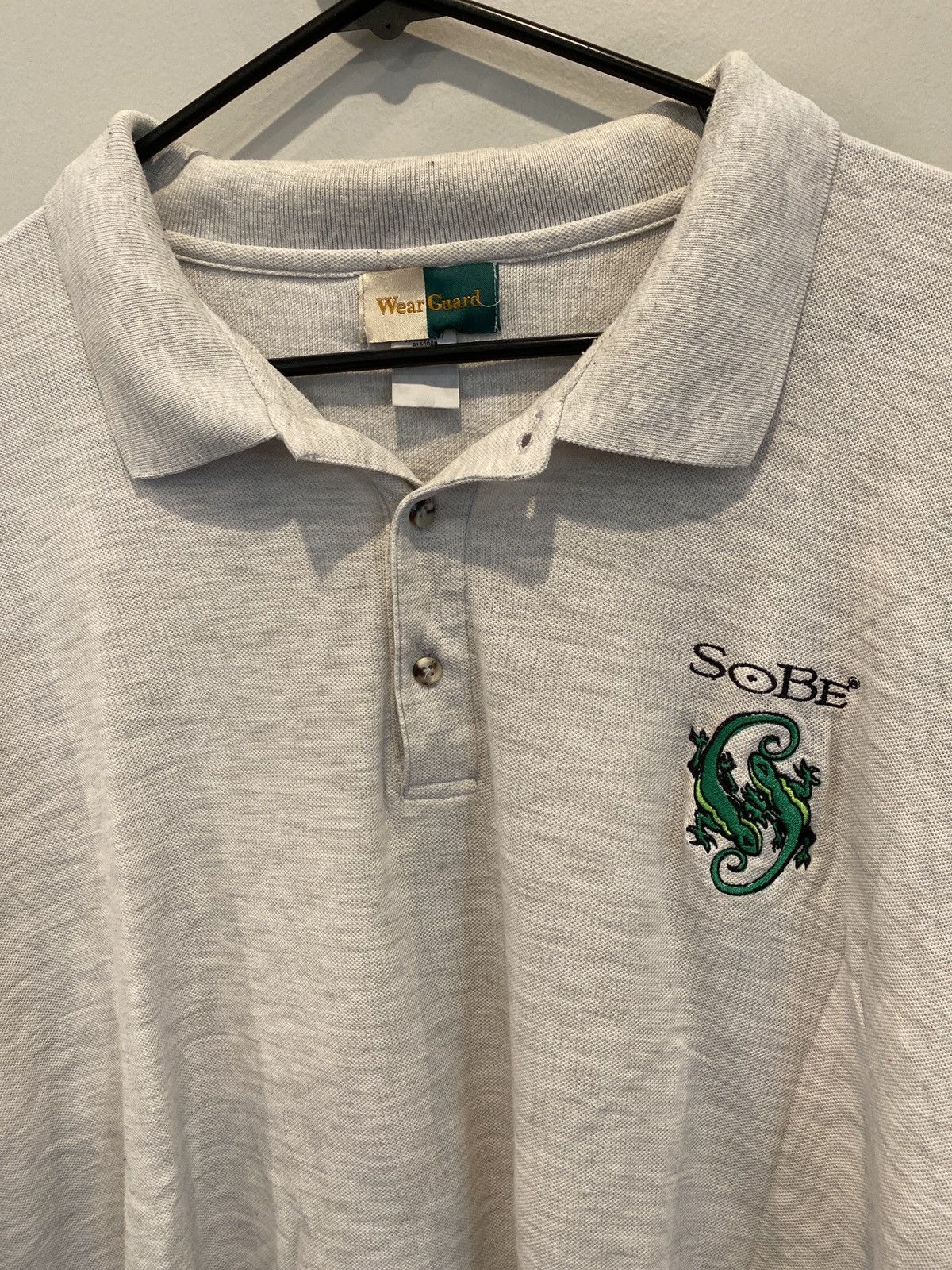 Vintage Vintage 90s SOBE lizards 3XL polo shirt Size US XXL / EU 58 / 5 - 2 Thumbnail