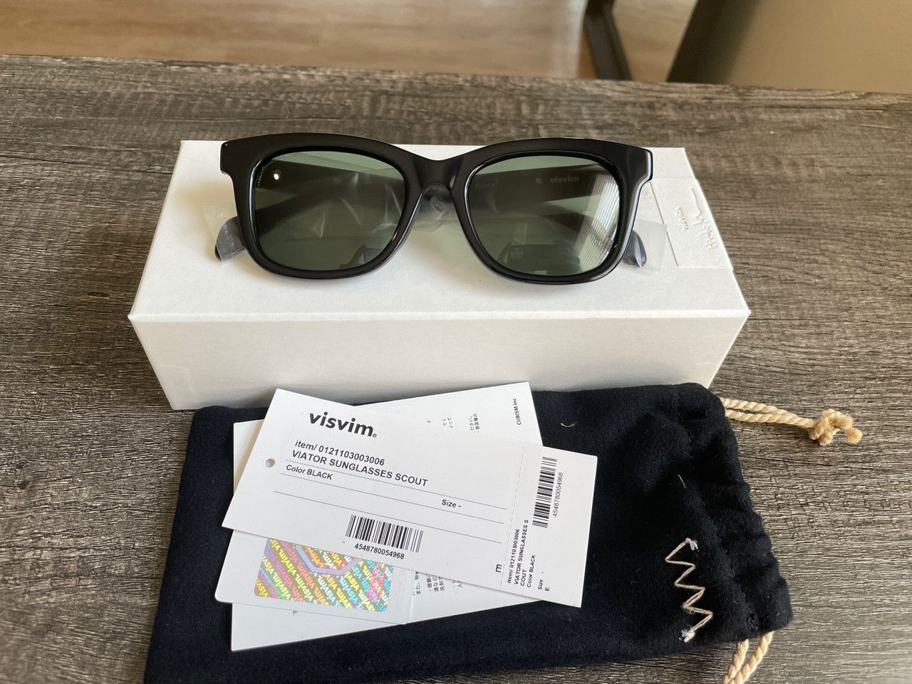 Visvim Visvim Scout Sunglasses Black | Grailed